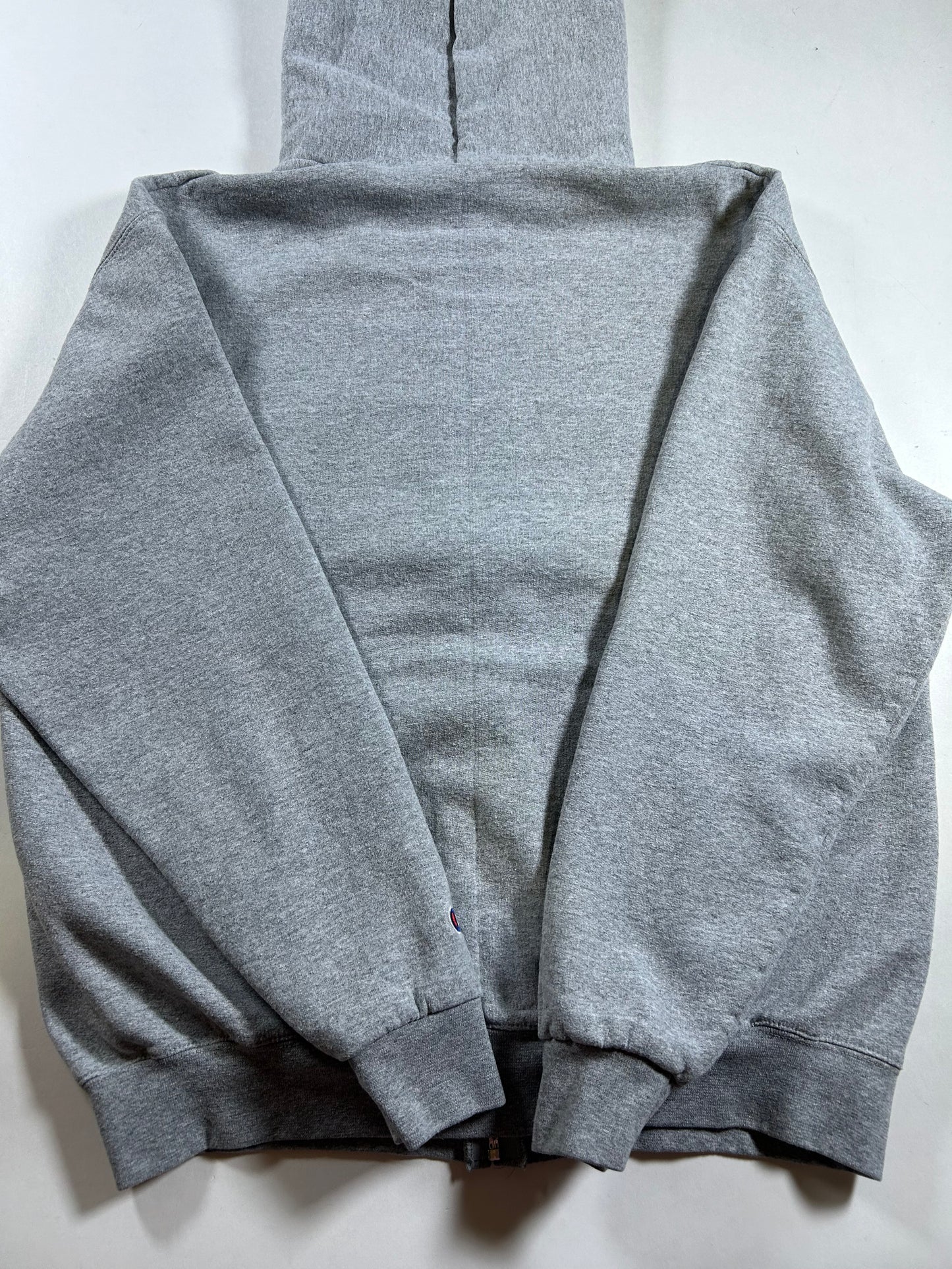 Montclair State University College Zip Hooded Sweatshirt Gray Large 24x27 Inches