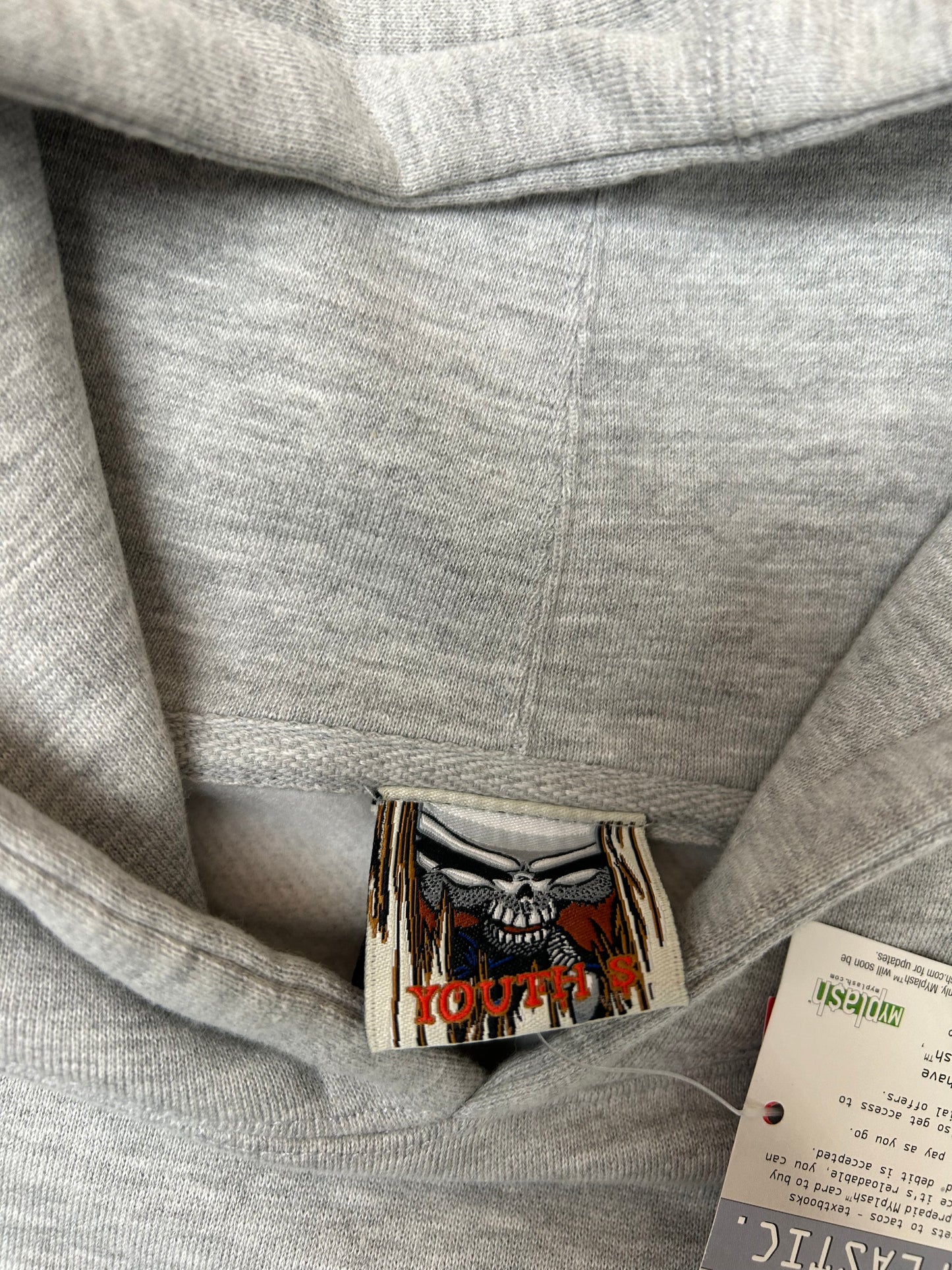 Vintage Blind Skateboards Reaper Graphic Skate Hoodie Youth Small 19.25x23.75 Inches