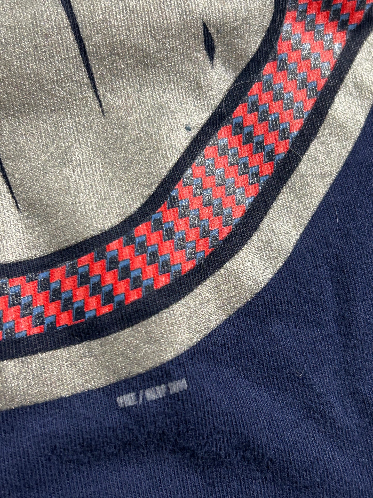 Nike Cleveland Indians Chief Wahoo MLB Shirt Navy 2XL/XL Fit 25.5x28.5 Inches