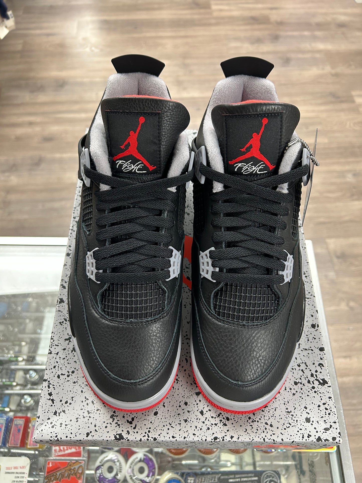 2024 Nike Air Jordan 4 Retro Bred Reimagined Size 10 FV5029 006 DS Brand New