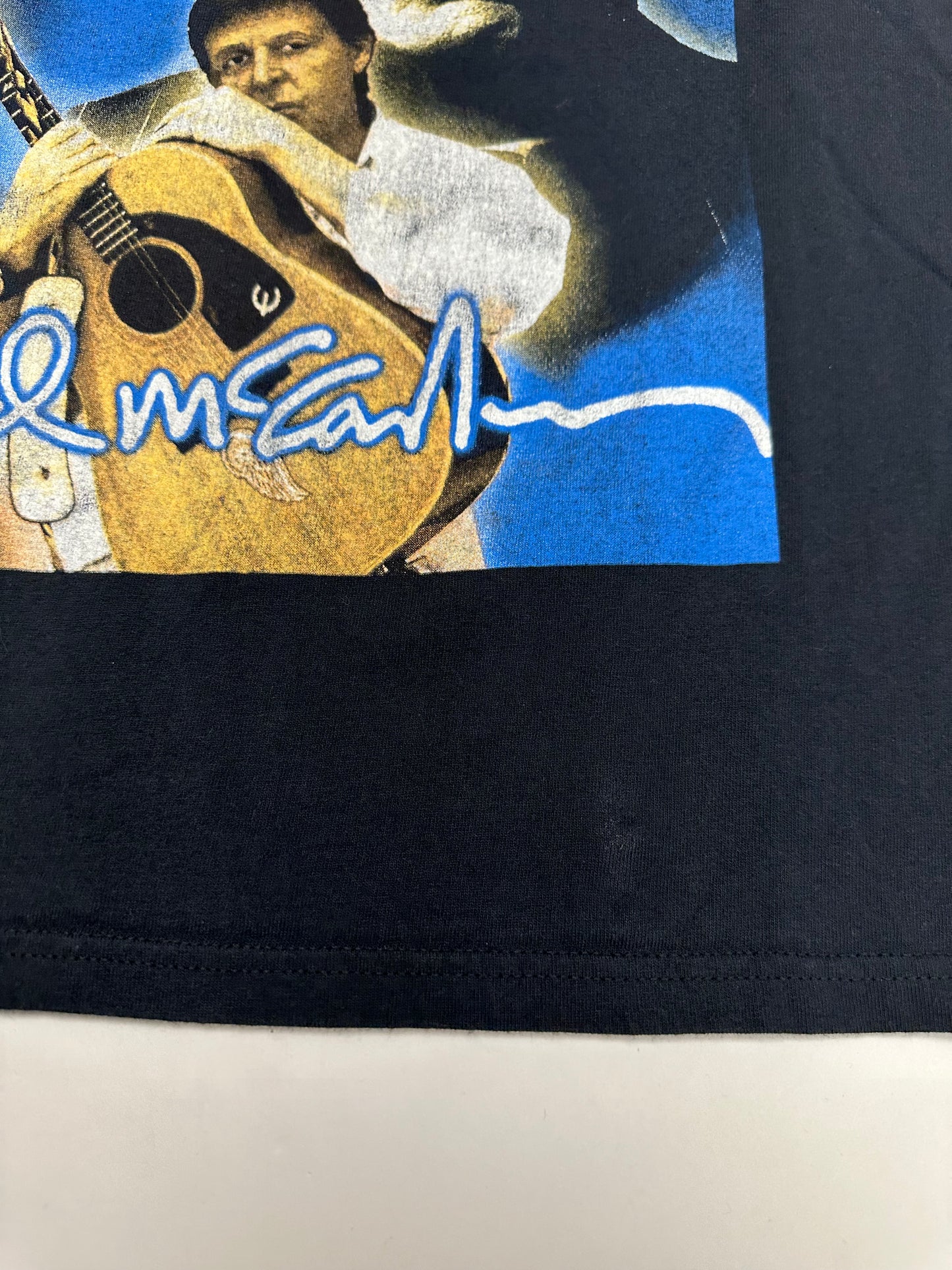 Vintage 2005 Paul McCartney Macca Tour Music Tee Parking Lot Shirt XL/L 22.5x28.75 Inches As Is