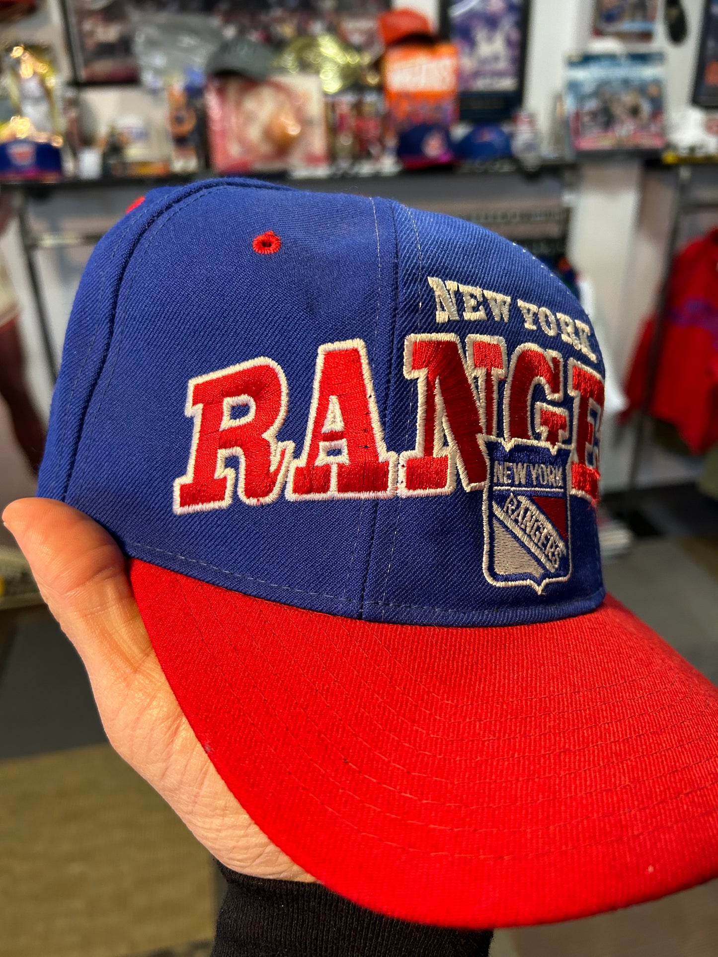 Vintage 90s Starter New York Rangers NHL SnapBack Hat