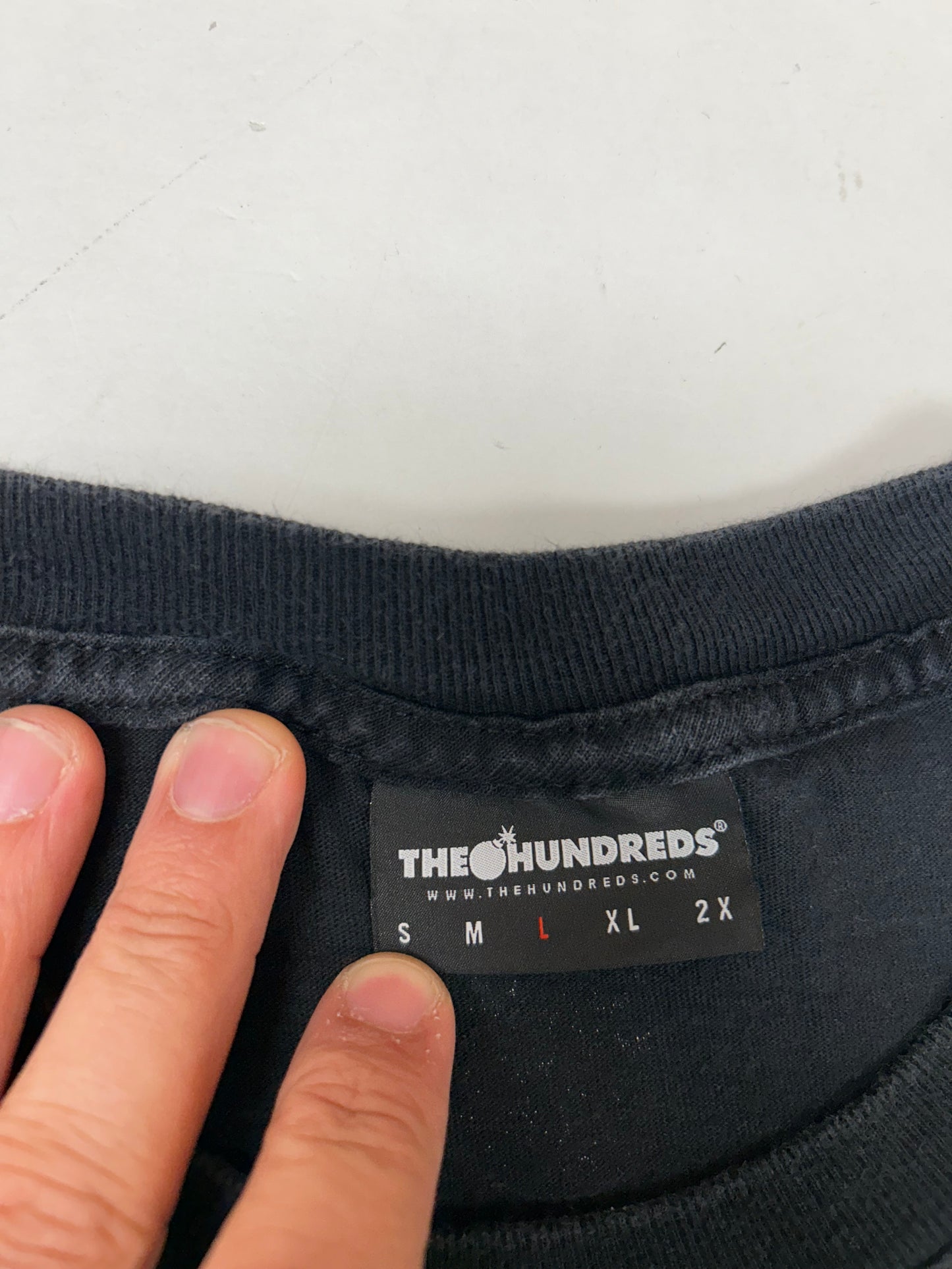 Vintage 00s The Hundreds Believe Dat Alien Graphic Tee Large 21.5x29.25 Inches As Is