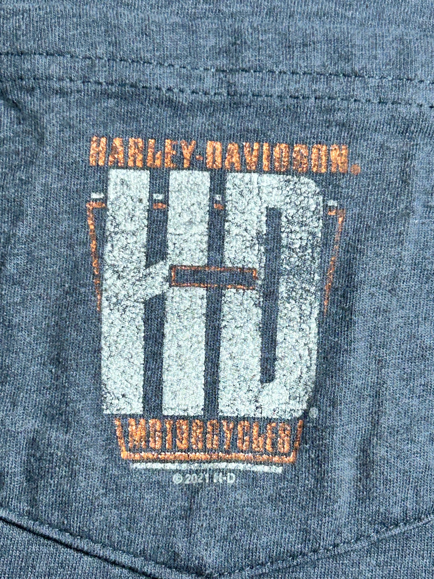 2021 Harley Davidson Motorcycles Of Bergen County Rochelle Park, NJ Pocket Tee XL 23x30.75 Inches