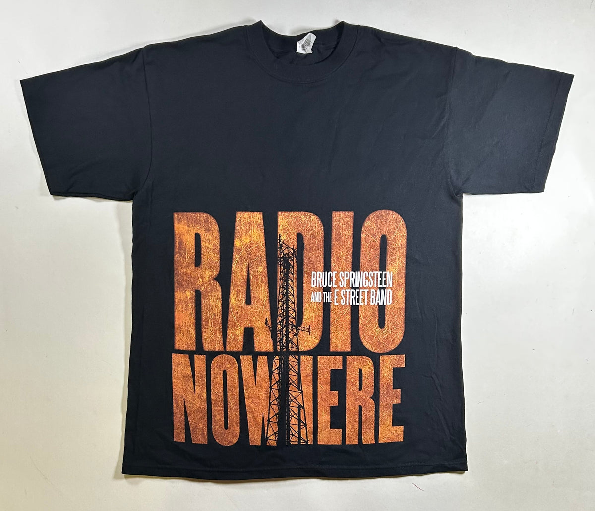 Bruce Springsteen And The E Street Band Radio Nowhere Tour 2007 Music Tee Large 22.25x30.25 Inches