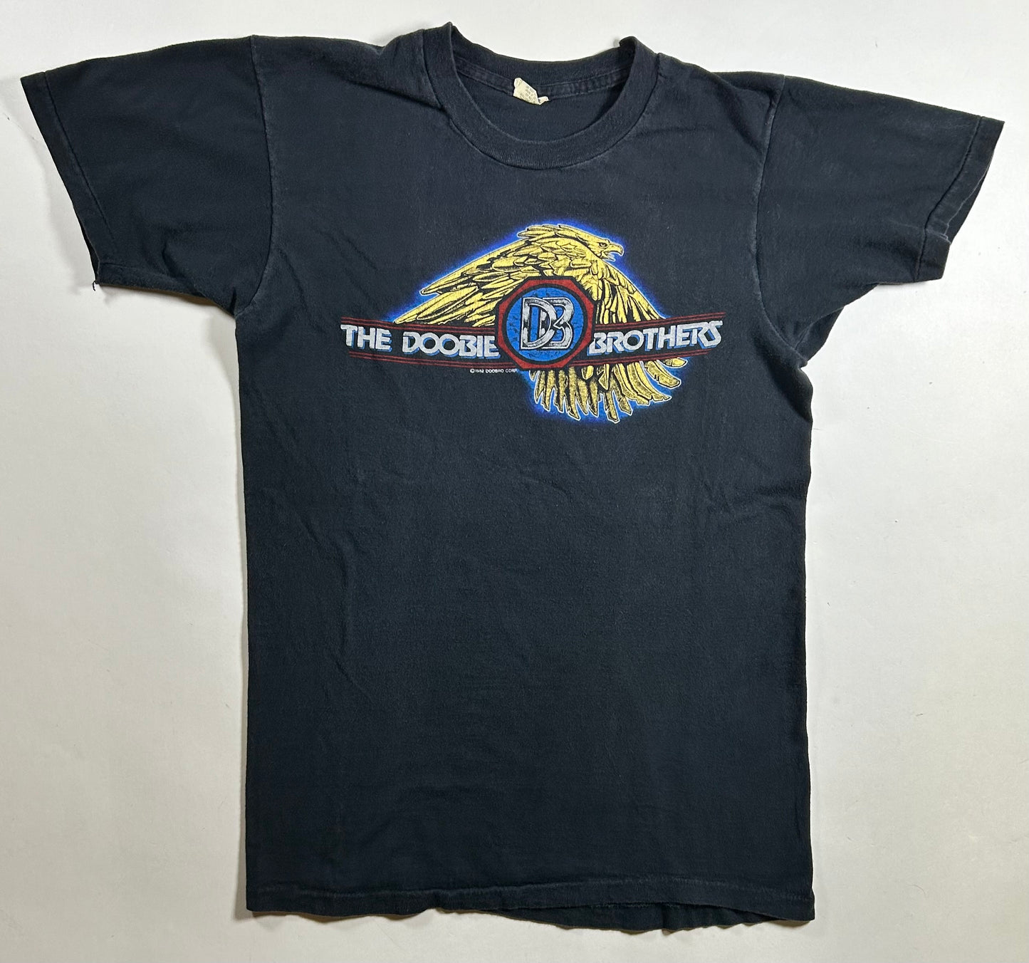 Vintage The Doobie Brothers Farewell Tour 1982 T Shirt Single Stitch 17.5x26.5 Inches Small/XS Fit