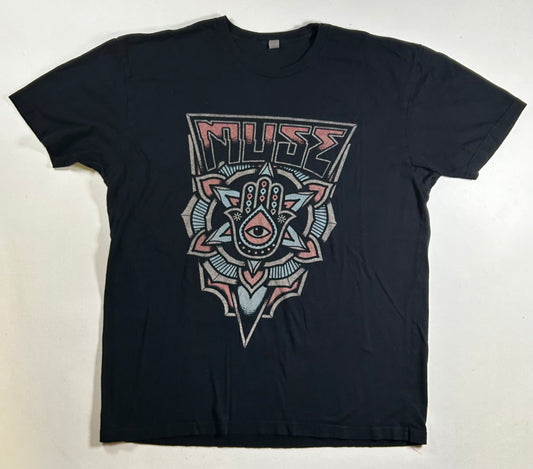 Muse 2017 US Tour Music Band Tee XL 23x29.5 Inches As Is