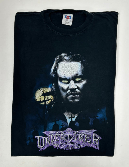 Vintage The Undertaker Rest In Peace WWF 1998 Wrestling TNT Tee 3XL 28.75x29.5 Inches