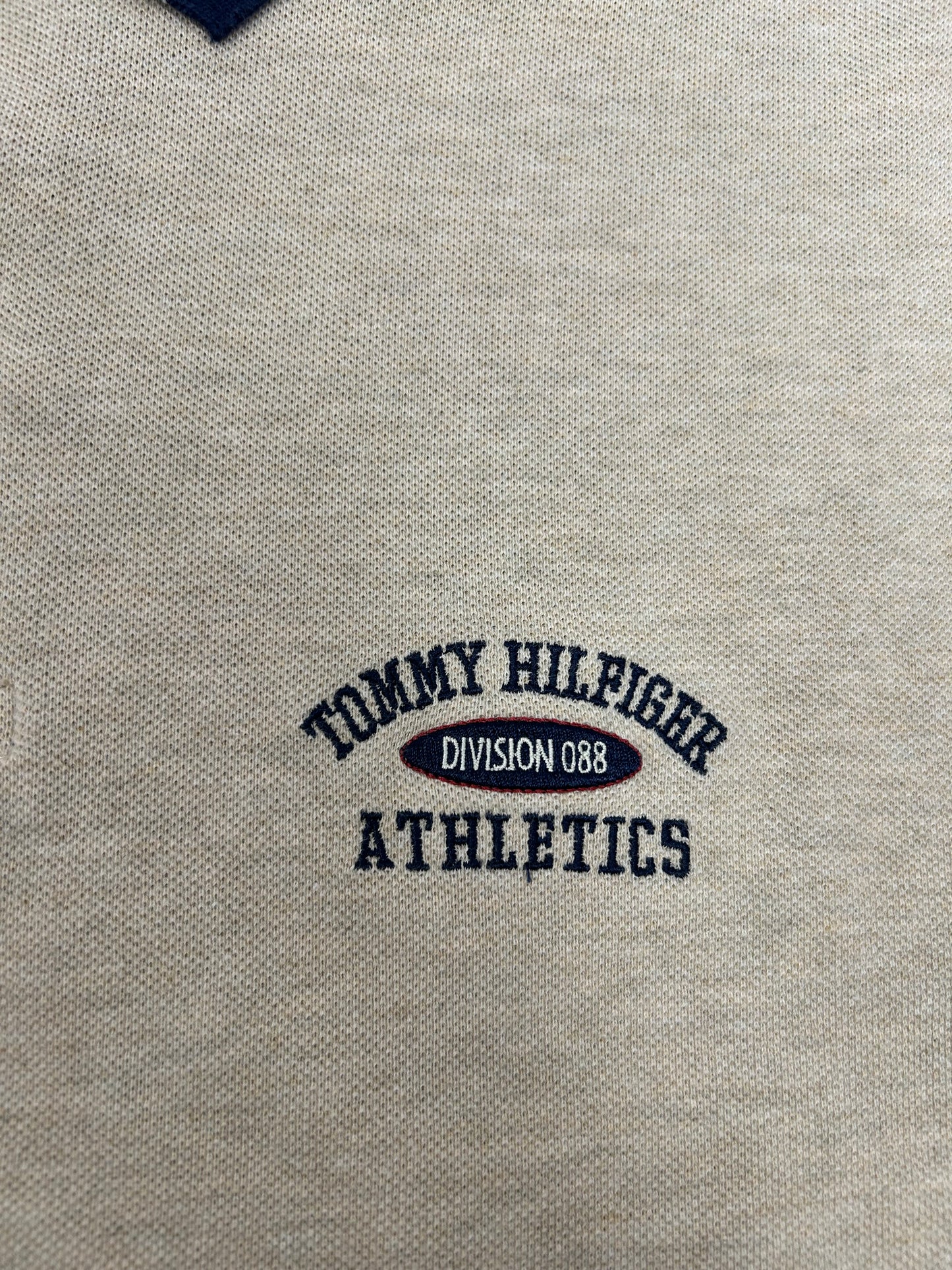 Vintage Tommy Hilfiger Athletics Division 088 Polo Shirt Mens L Short Sleeve 90s