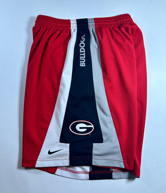 Vintage Nike Georgia Bulldogs College Nike Team Authentic Basketball Short S/M 14.25x20/21.25 Inches