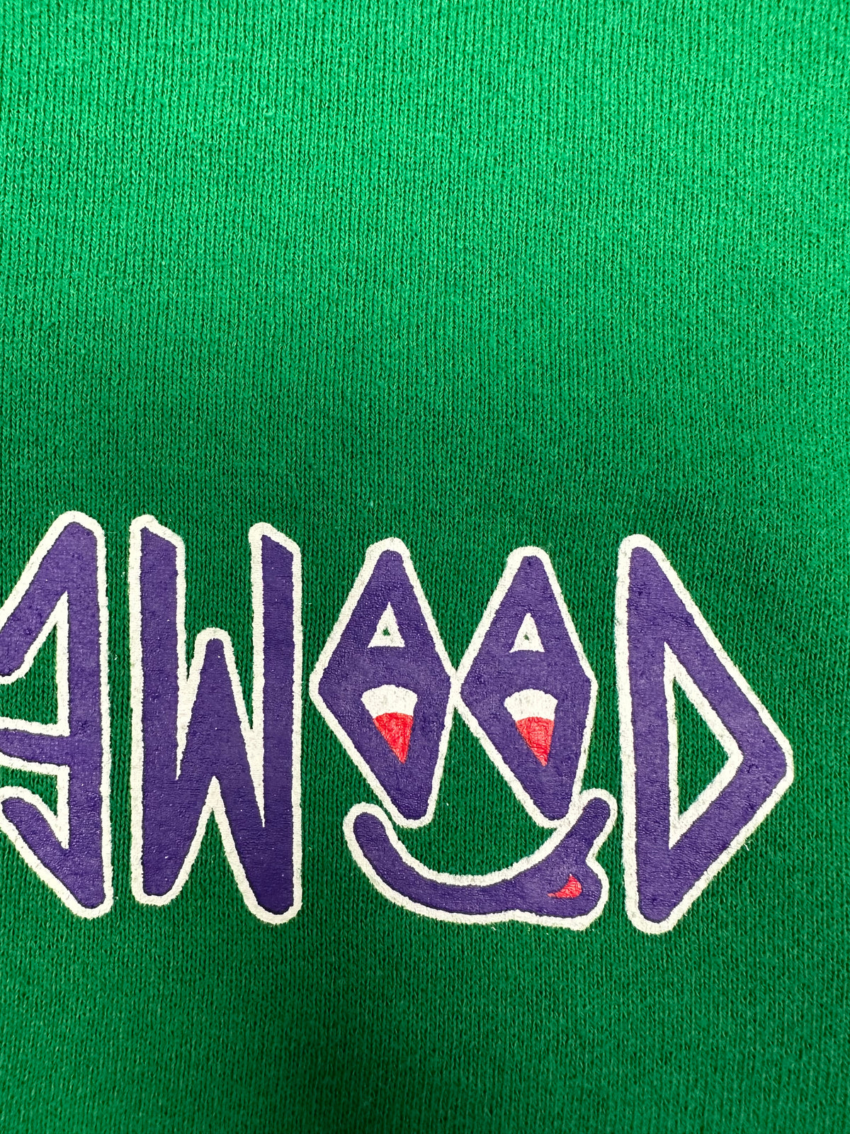 Edgewood NJ “Deeper Than The Roots.” First Edition Crewneck Sweatshirt Tagged Medium Can Fit Small 22x25.75 Lee 50/50 Kelley Green