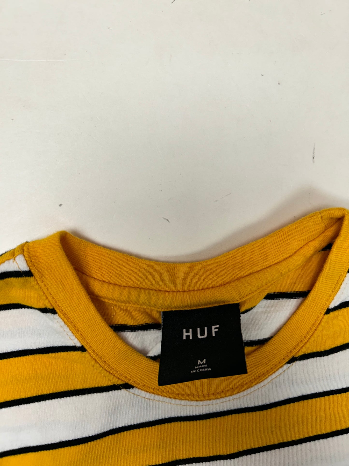 Huf Worldwide Striped Rose Flower Striped Tee Medium 20x27.5 Inches