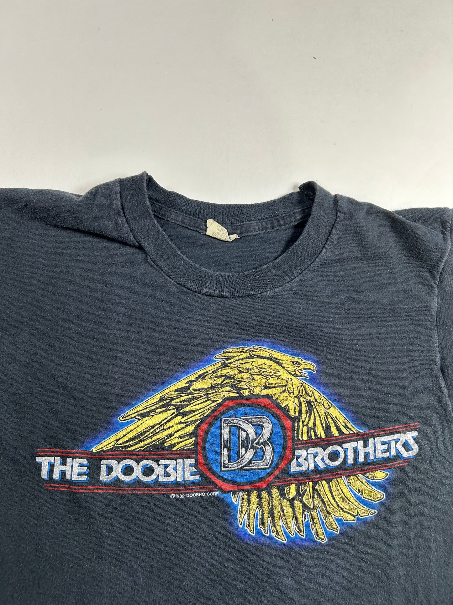 Vintage The Doobie Brothers Farewell Tour 1982 T Shirt Single Stitch 17.5x26.5 Inches Small/XS Fit