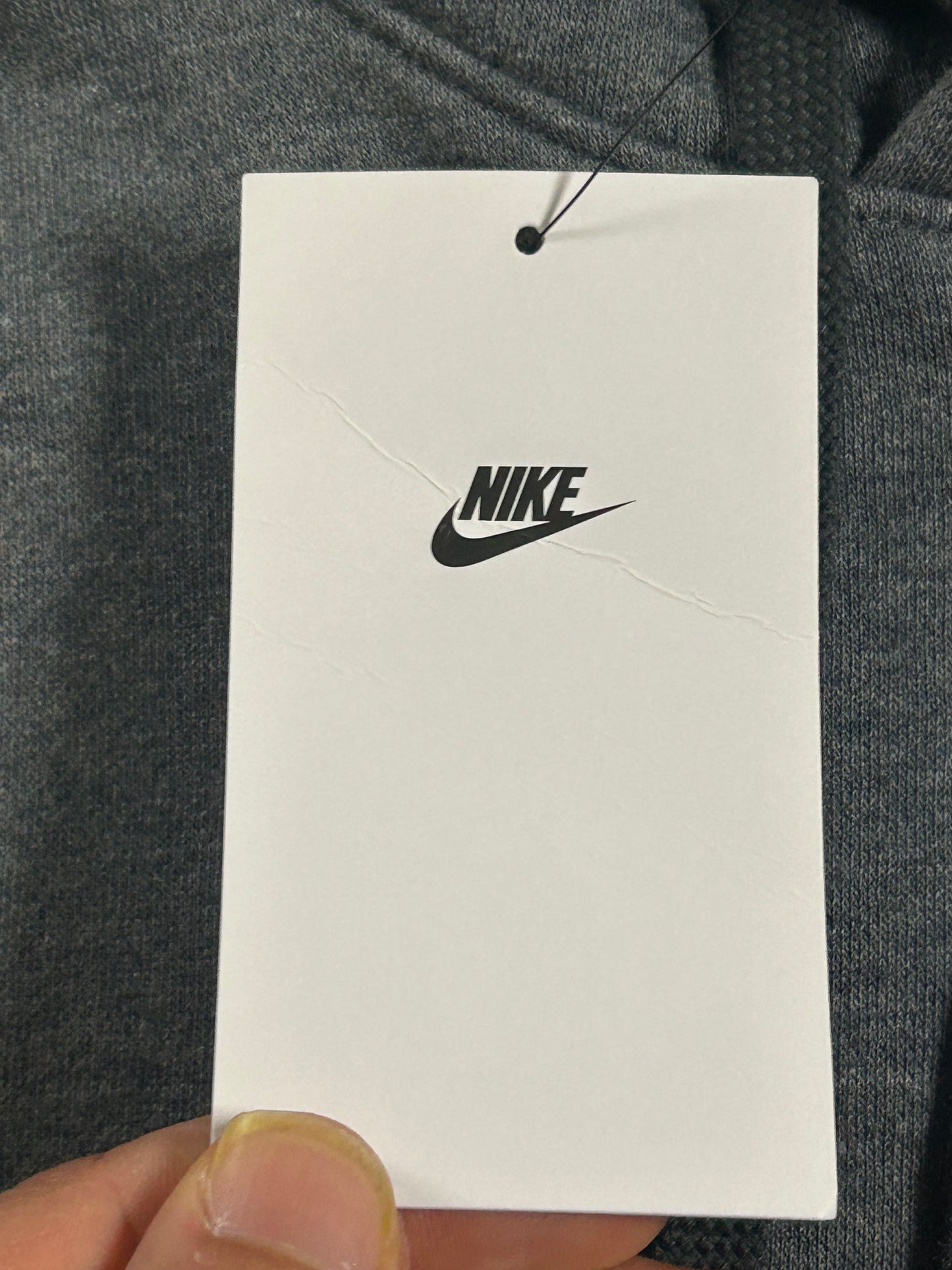 Nike Sportswear Club Fleece Hoodie BV2654-071 Sweatshirt Gray Large 24.25x28 Inches Brand New 2024