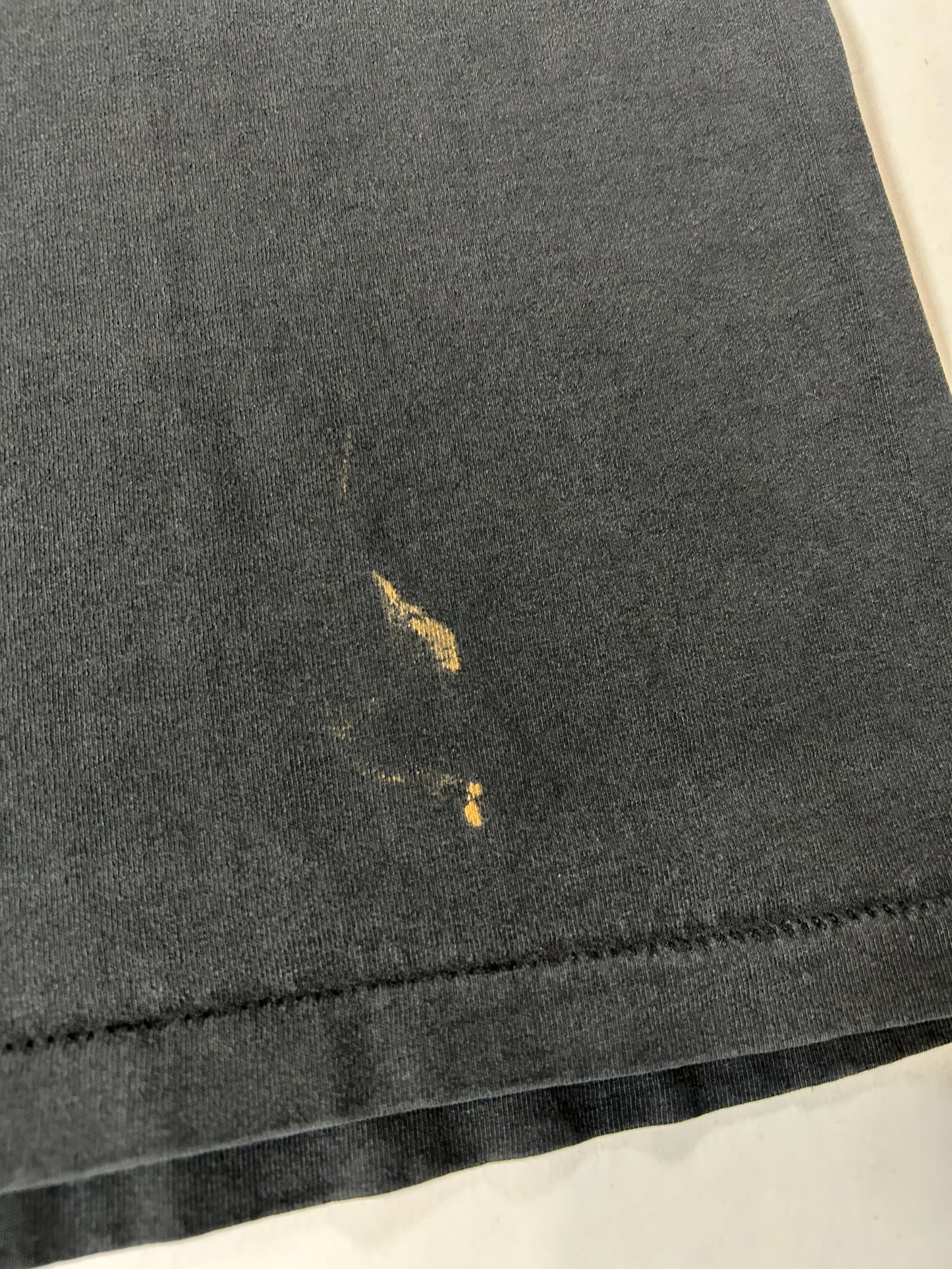 Vintage Busch Gardens Elephant Animal Graphic T-Shirt Fits Medium 19.75x28 Inches As Is Has Wear & Pin Holes Great Fade