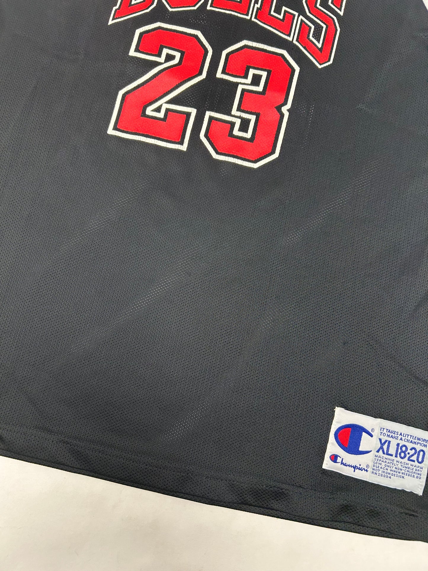 Vintage 90s Champion Michael Jordan Chicago Bulls #23 NBA Jersey Youth XL 18-20 20x27.75 Inches