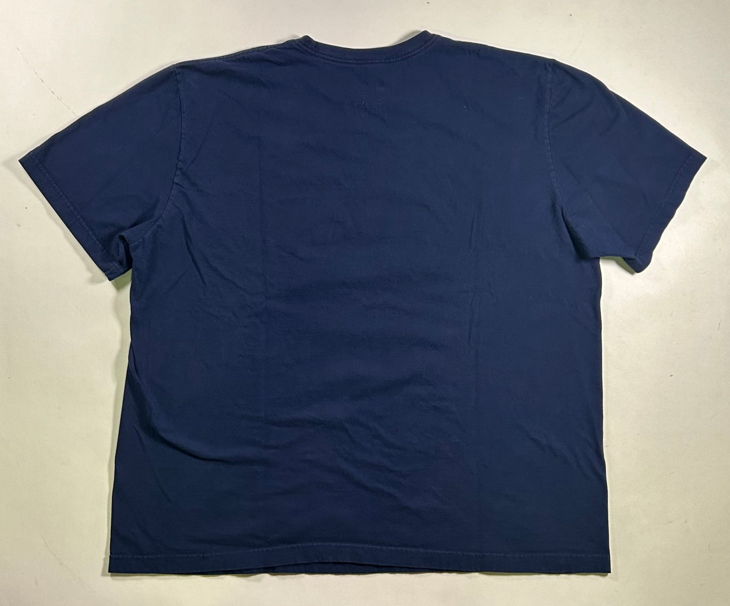 Nike Cleveland Indians Chief Wahoo MLB Shirt Navy 2XL/XL Fit 25.5x28.5 Inches