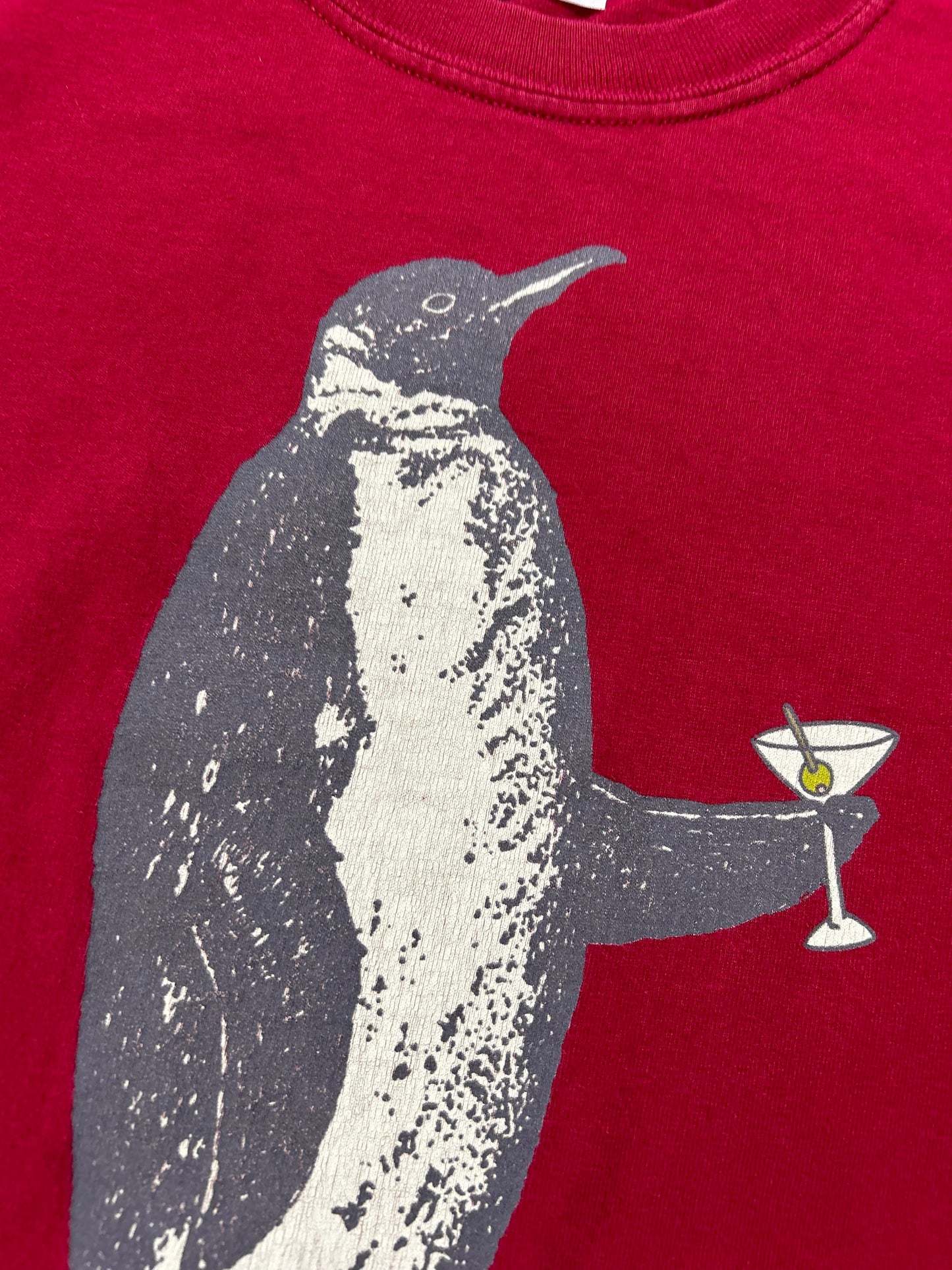 Vintage Adam Sandler Billy Madison Penguin Movie Promo 2000s Shirt Medium 20.5x28 Inches