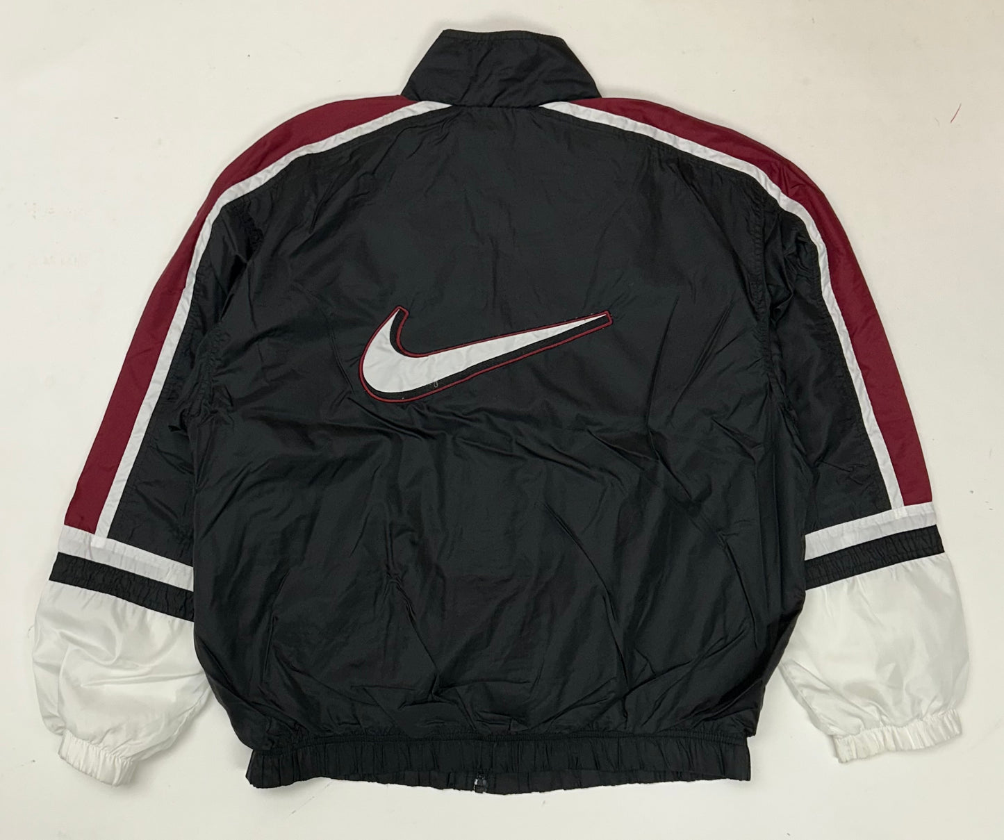 Vintage 90s Nike Swoosh Windbreaker Jacket Large 25.5x27.5 Inches