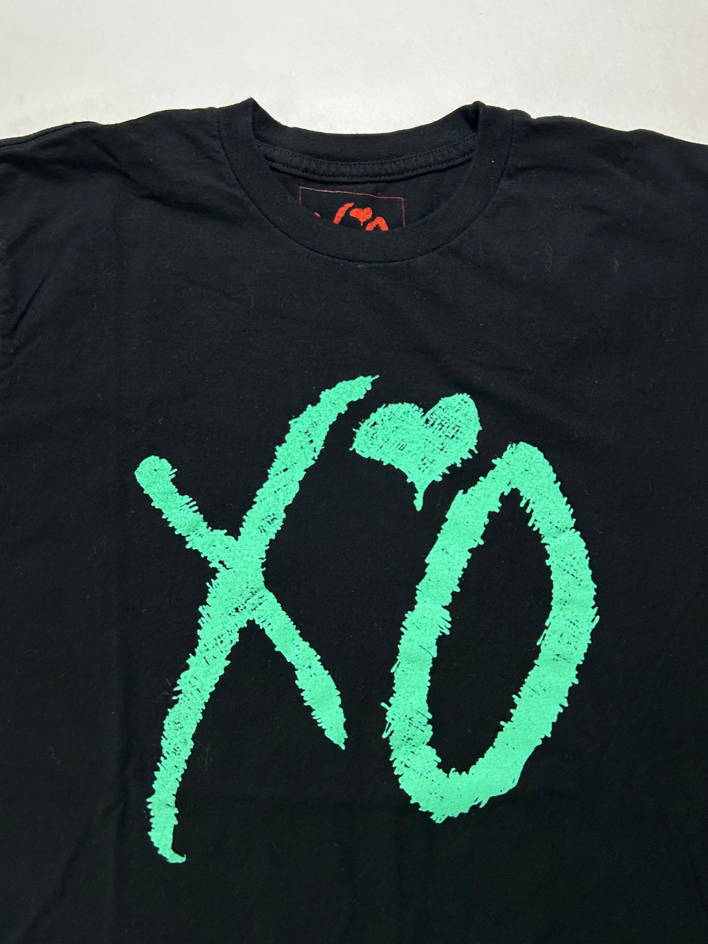 The Weeknd XO Starboy New Jersey Tour Tee 2017 Tour Shirt Medium 19.25x27.75 Inches