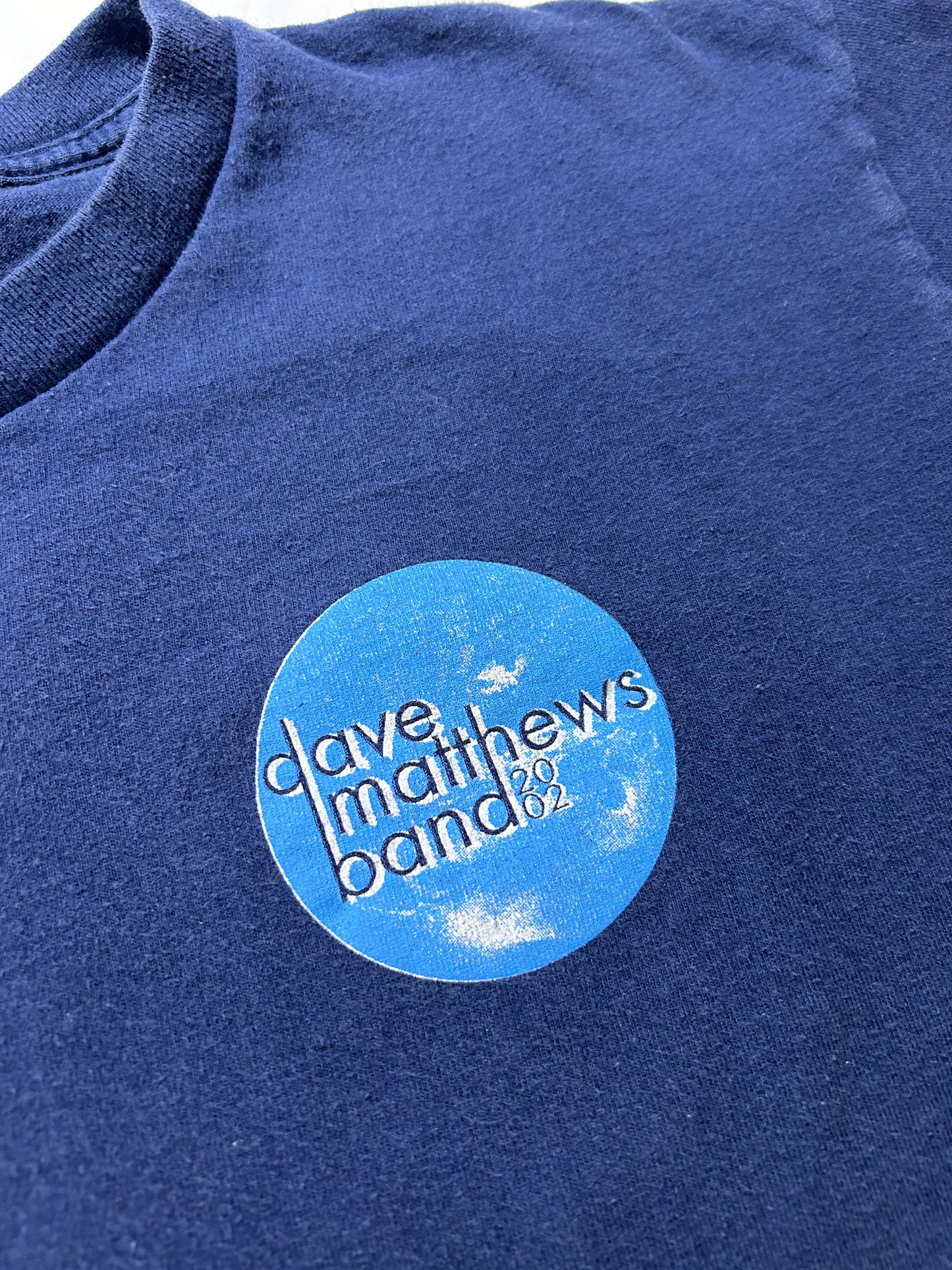 Vintage 2002 Dave Matthews Band Winter Tour Tee 21.25x27.25 Medium/Large