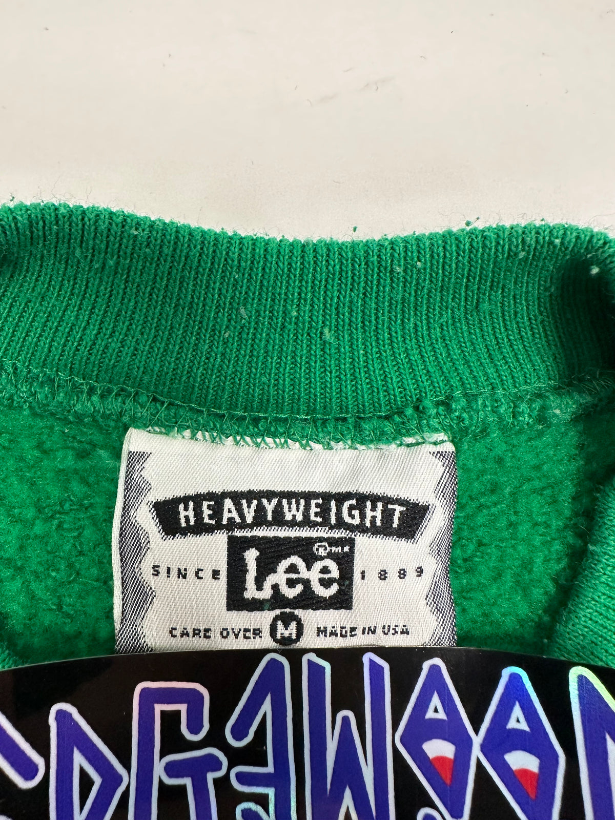 Edgewood NJ “Deeper Than The Roots.” First Edition Crewneck Sweatshirt Tagged Medium Can Fit Small 22x25.75 Lee 50/50 Kelley Green