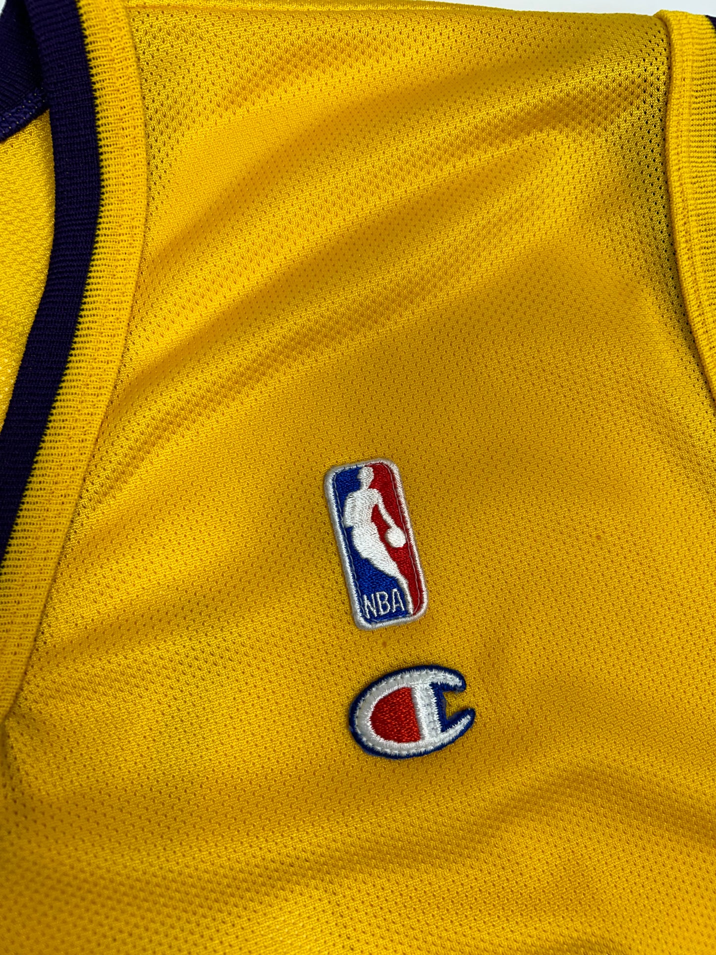 Los Angeles Lakers Shaquille O’Neal “Shaq” Jersey Champion 48 XL 27x32.5 Inches Wide Shoulder