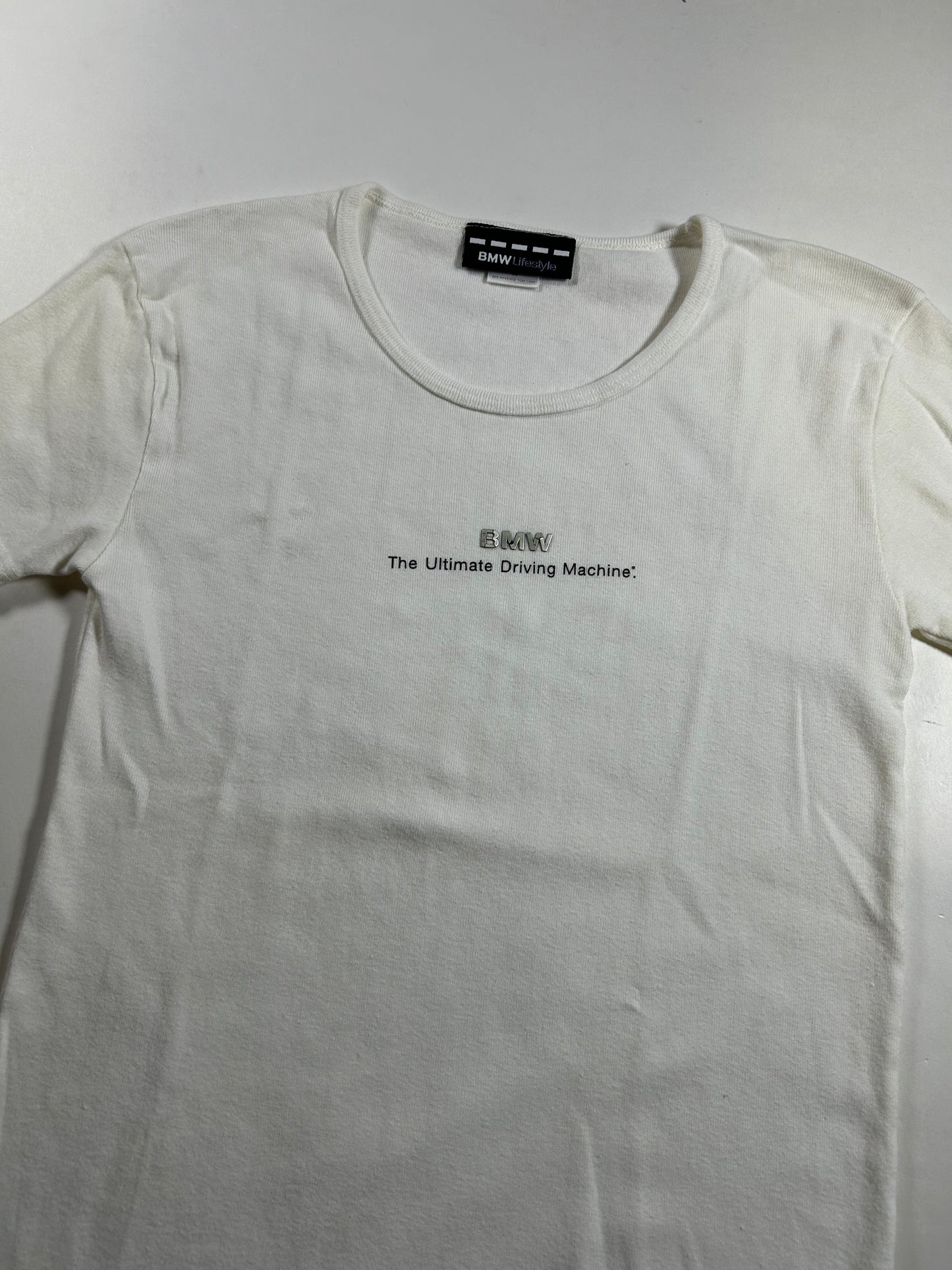Vintage BMW The Ultimate Driving Machine Car Tee Made In USA Women’s Medium 15.75x24 Inches