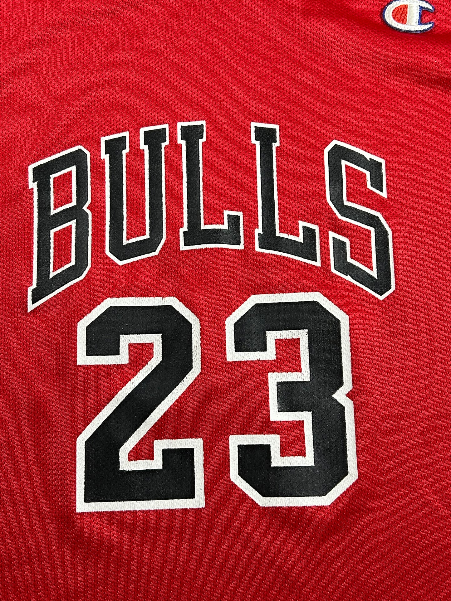 Vintage 90s Champion Chicago Bulls Michael Jordan #23 Red Jersey Youth XL Can Fit Adult Small 20.25x27.75 Inches Made In USA