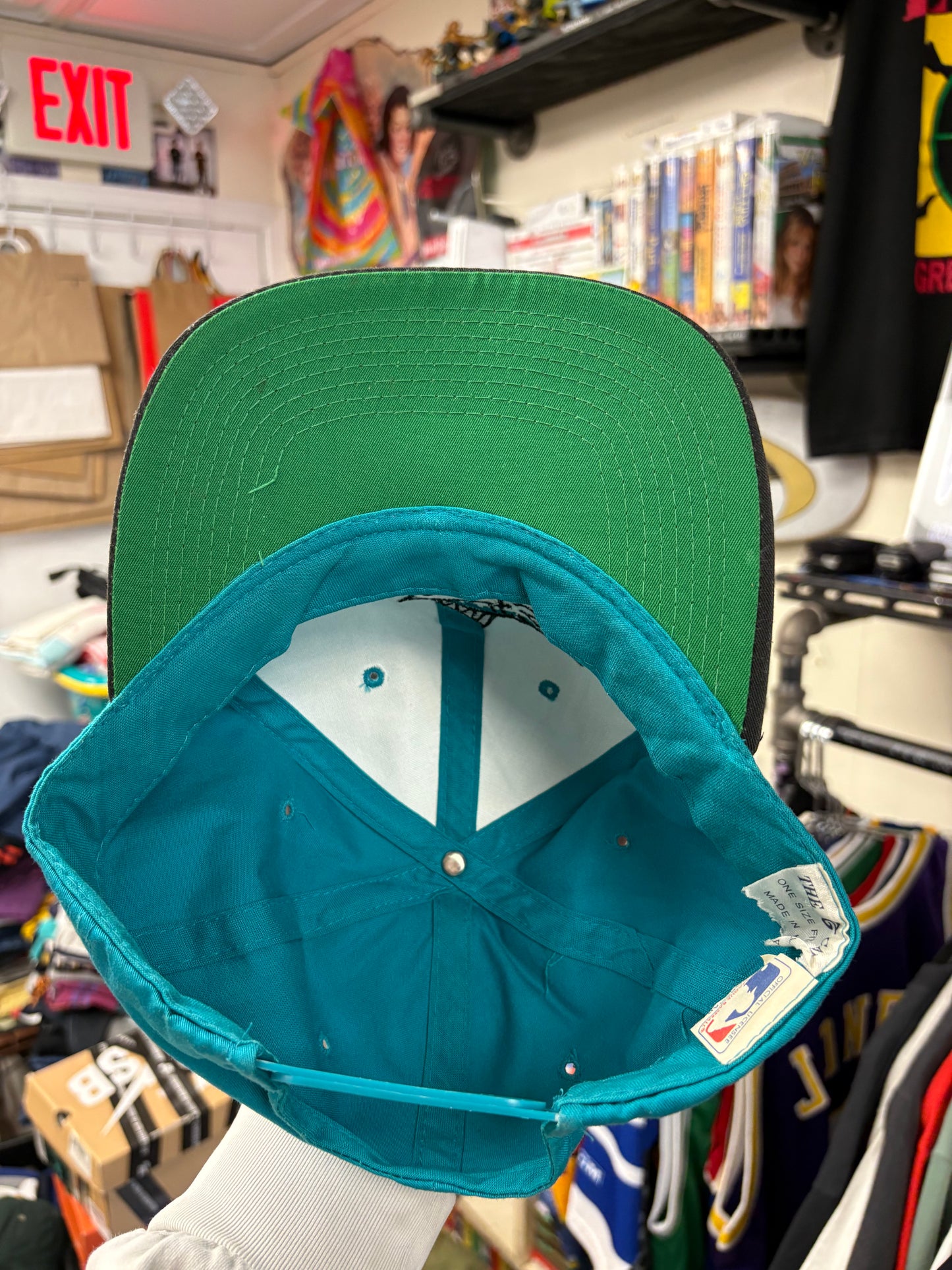 Vintage Florida Marlins Blue snapback hat