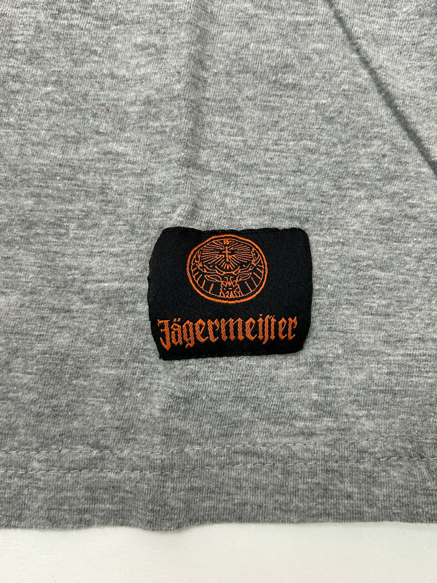 Vintage Jagermister Alchol Brand Promo Tee Large 21.5x26.5 Inches