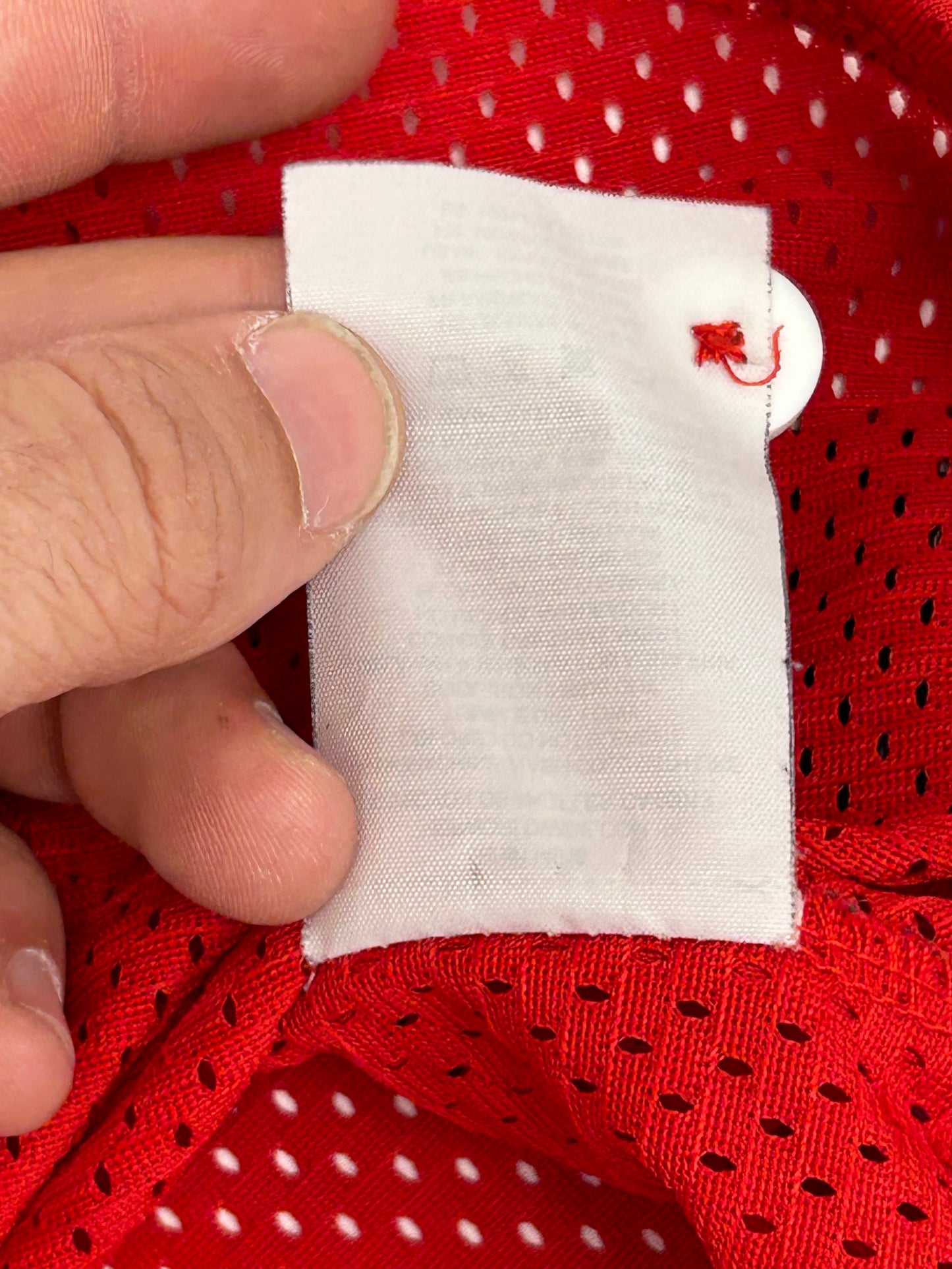 HUF Button-up Jersey Red Embroidered H Logo Short Sleeve Men’s Small 21x28.75 Inches