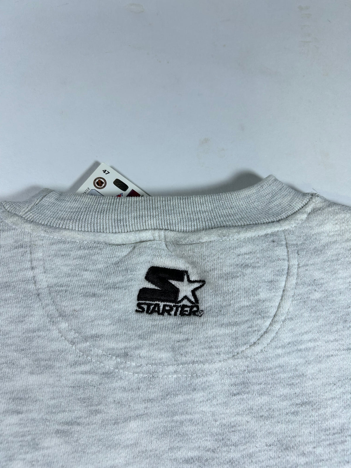 Vintage Starter 1993 Miami Dolphins NFL Crewneck Sweatshirt Gray 23.5x28.25 M/L Fit