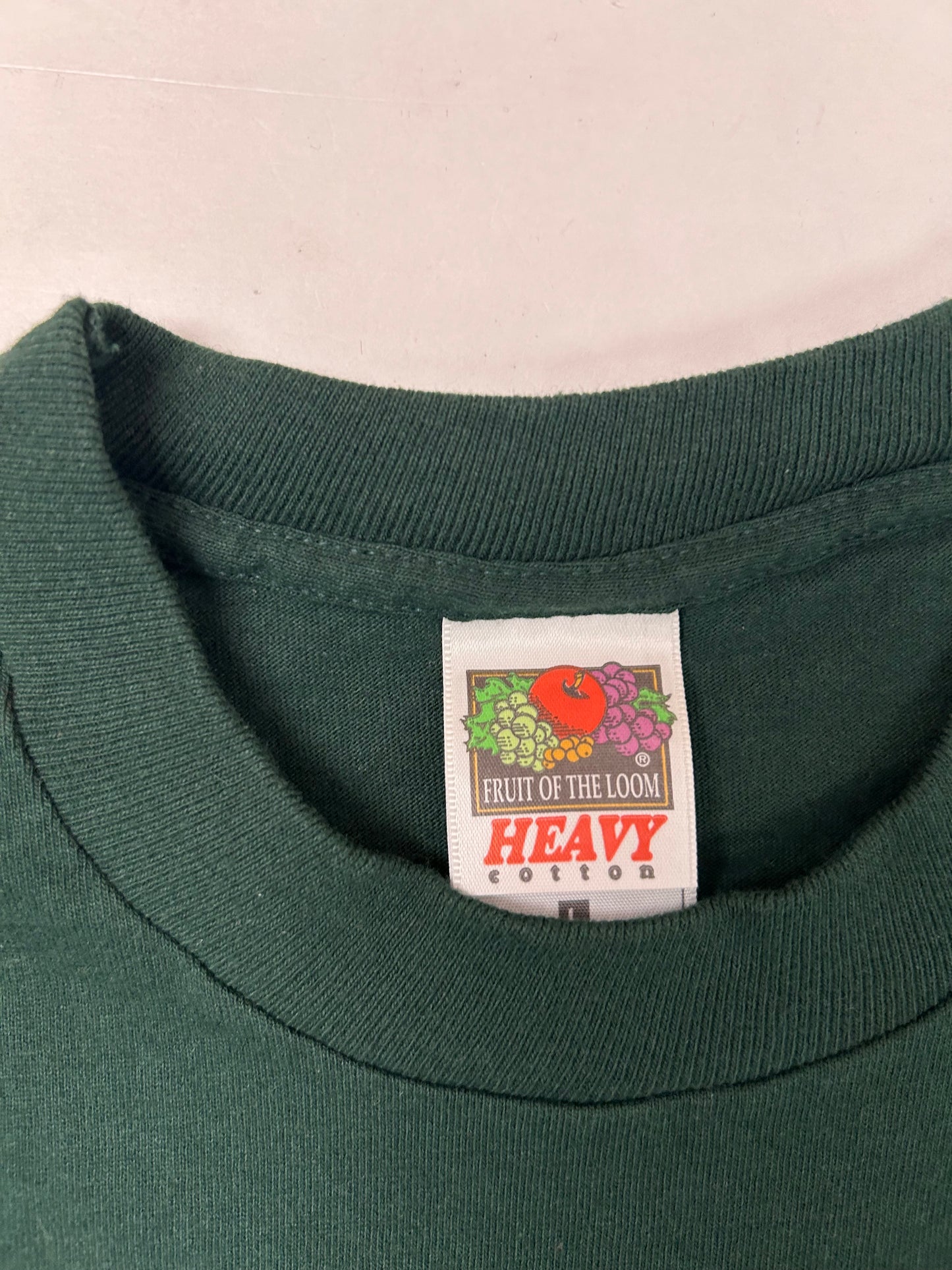 Edgewood NJ first edition “Deeper Than The Roots.” Tee Large 21x31 Inches 
FOTL Heavy Cotton 100% Cotton El Salvador/USA Forest Green