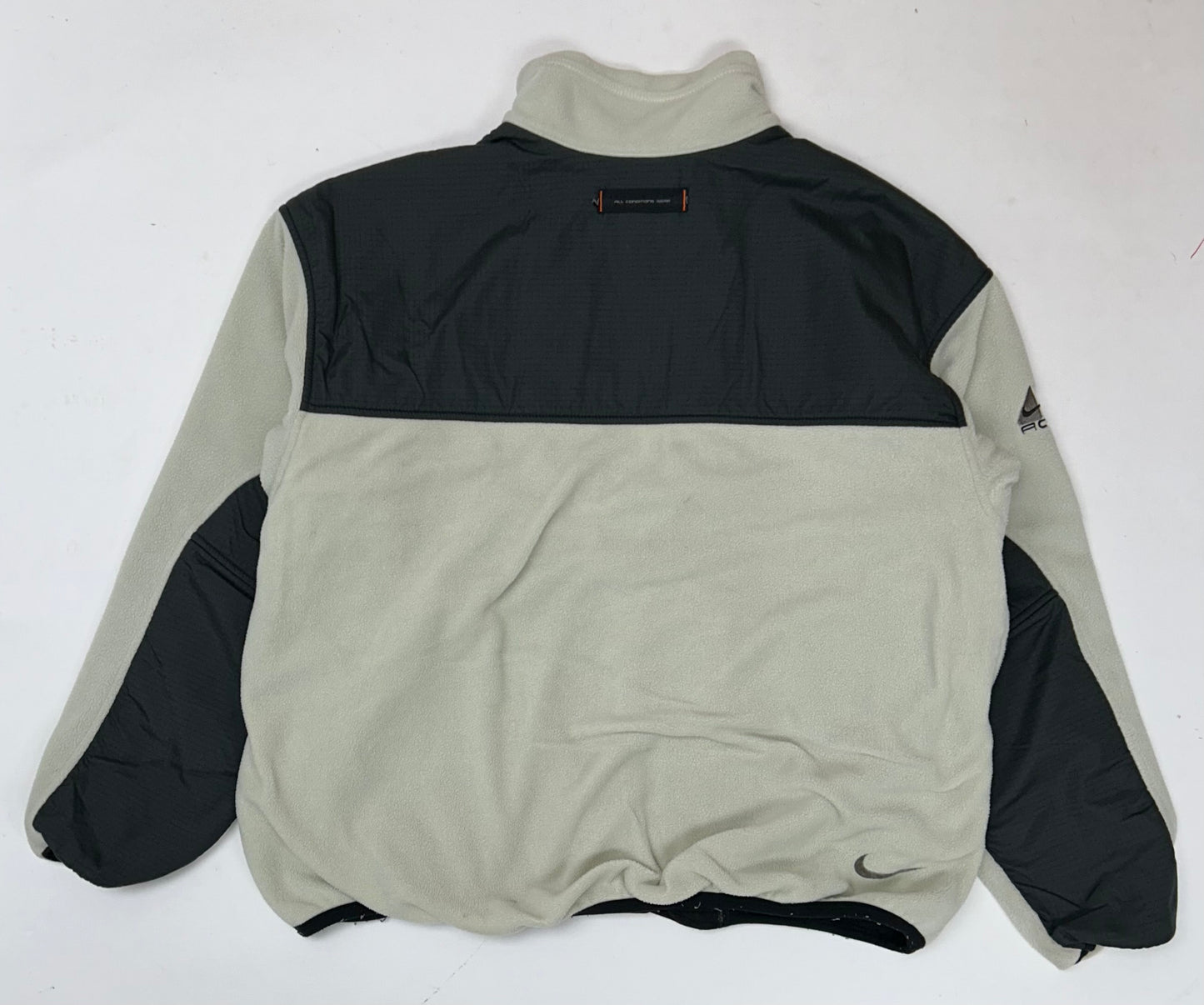 Vintage Nike ACG Nike FIT Thermal Layer 2 Zip Fleece Large 27.25x27.25 Inches