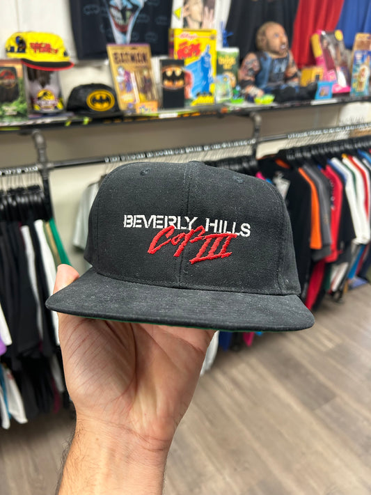 Beverly Hills Cop 3 Cast Crew SnapBack Hat Rare Vintage Promo 1994 Eddie Murphy