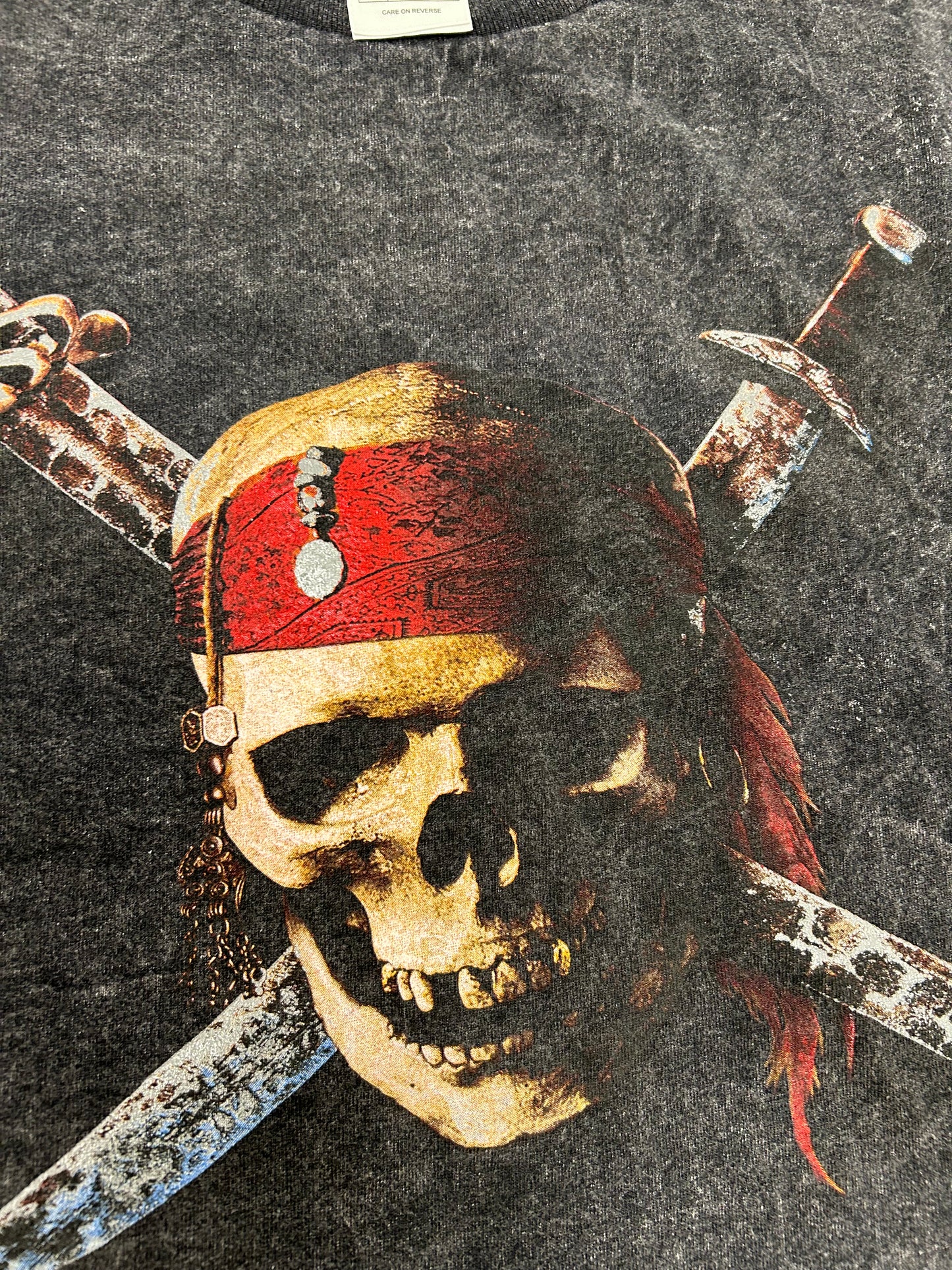 Vintage Pirates Of The Caribbean T Shirt Small Curse Of Black Pearl Dinsey Promo