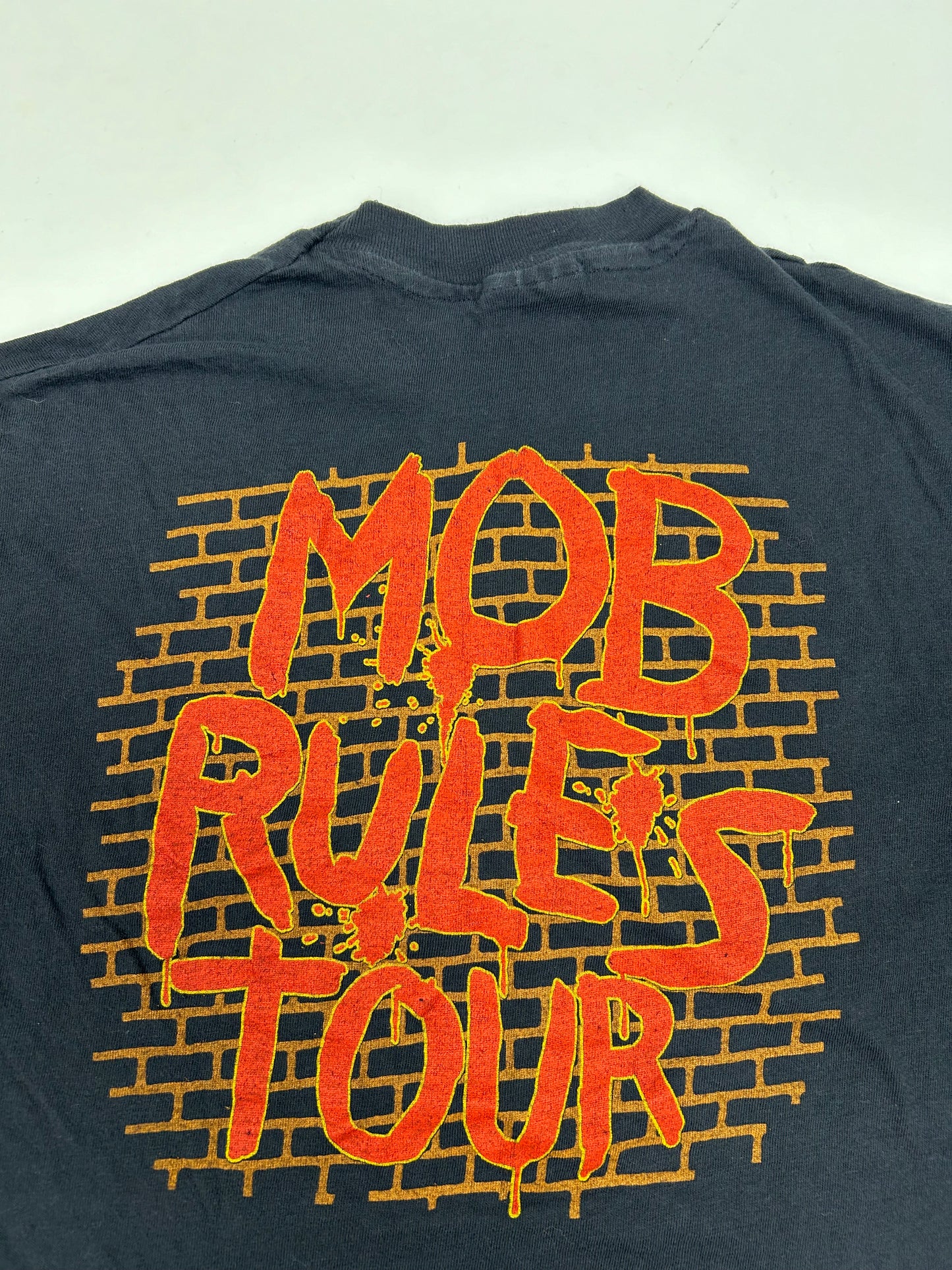 Vintage Black Sabbath Mob Rules Tour 1981 Rock Band Music Tee 21.25x28.25 Inches L/M Fit