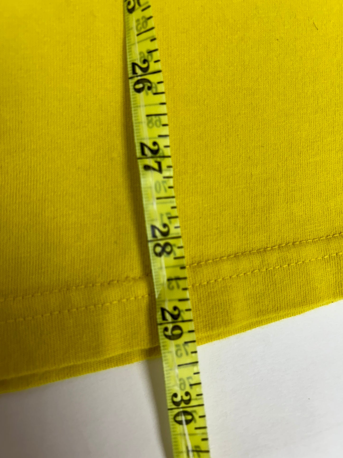 Supreme Blank Tee K-Mart Mix Up Blank Yellow XL 23.75x29.25 Inches