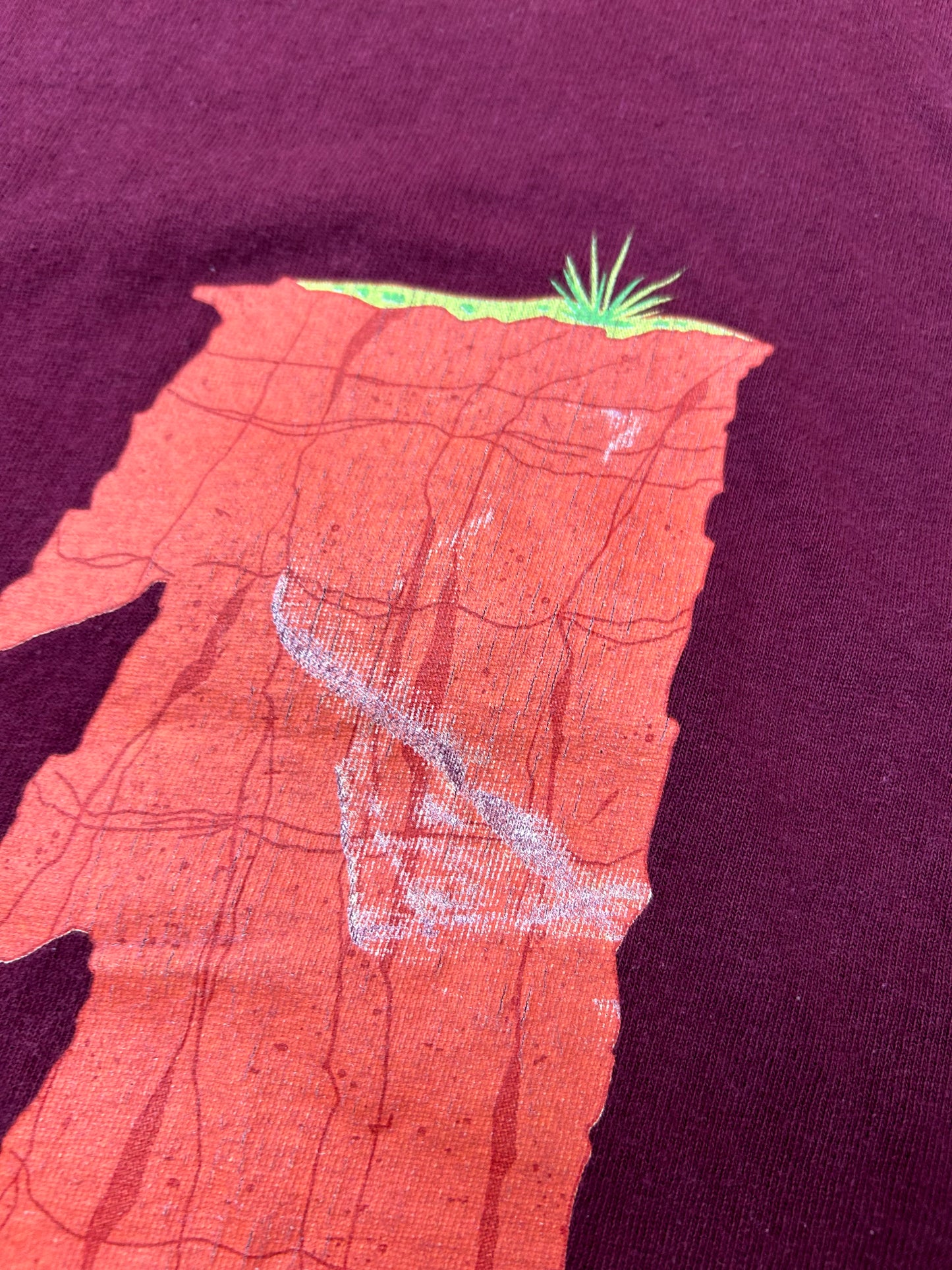 The Hundreds X Looney Tunes ACME Wile W Coyote & Roadrunner Long Sleeve Tee Medium 19.75x27.75 Inches As Is