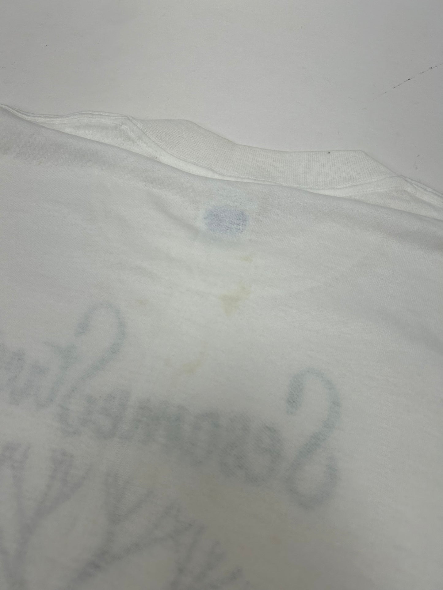 Vintage Sesame Street 27th Season TV Show Promo Tee 1995 Autographed As Is XL 23.5x29.25 Inches