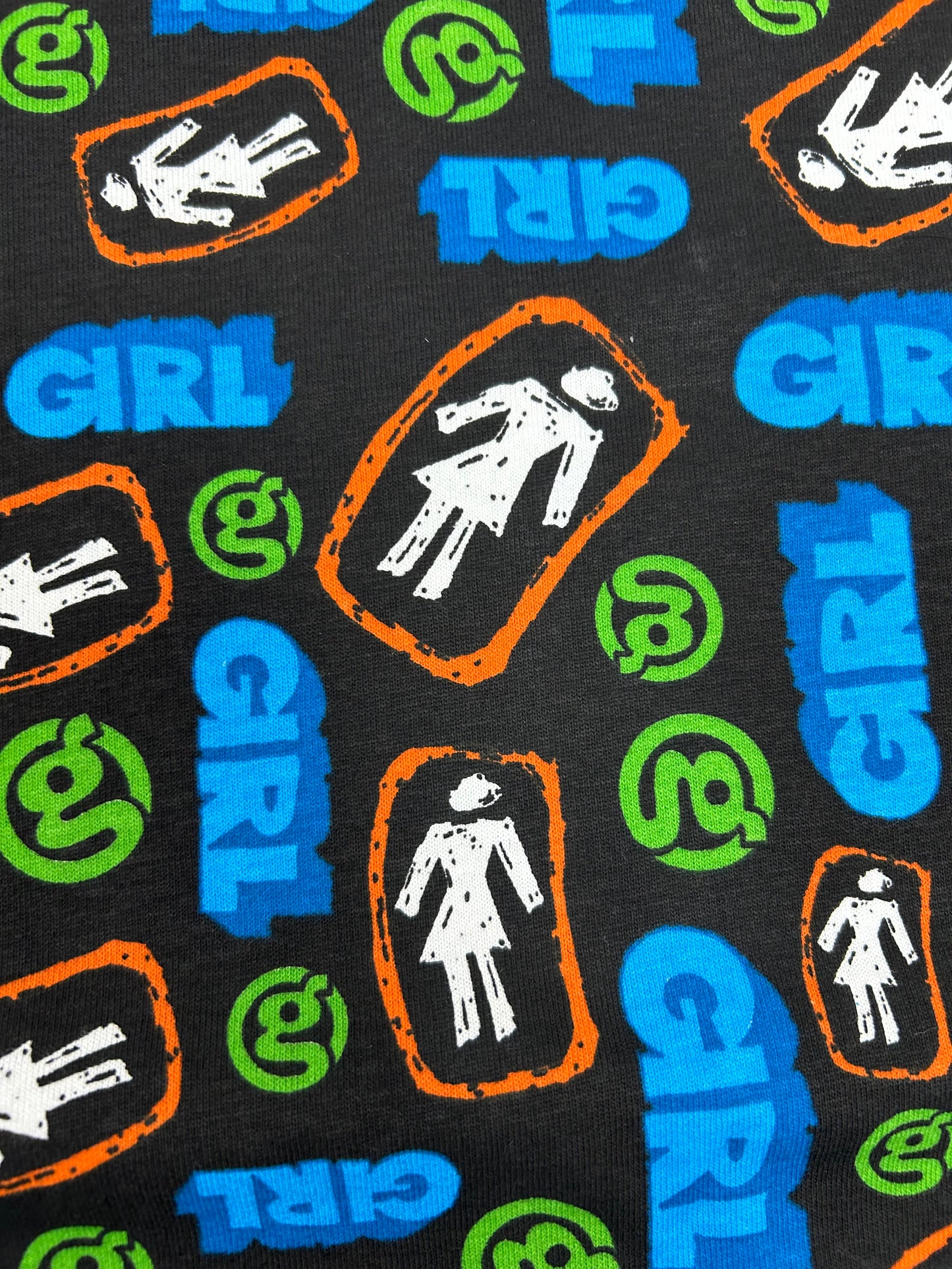 Vintage 2000s Girl Skateboards T Shirt Sprinkles All Over Print Premium Shirt XL 24.25x32.25 Inches AOP