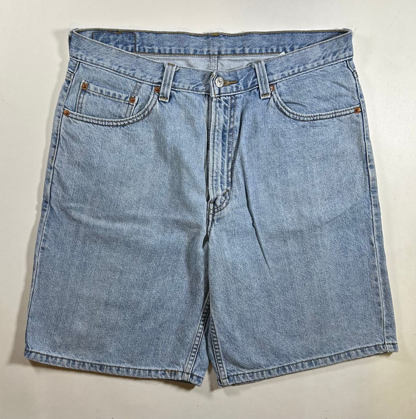 Vintage Levi's 550 Denim Blue Jean Shorts Relaxed Fit 36 18.25x23 Inches Cotton Lesotho
