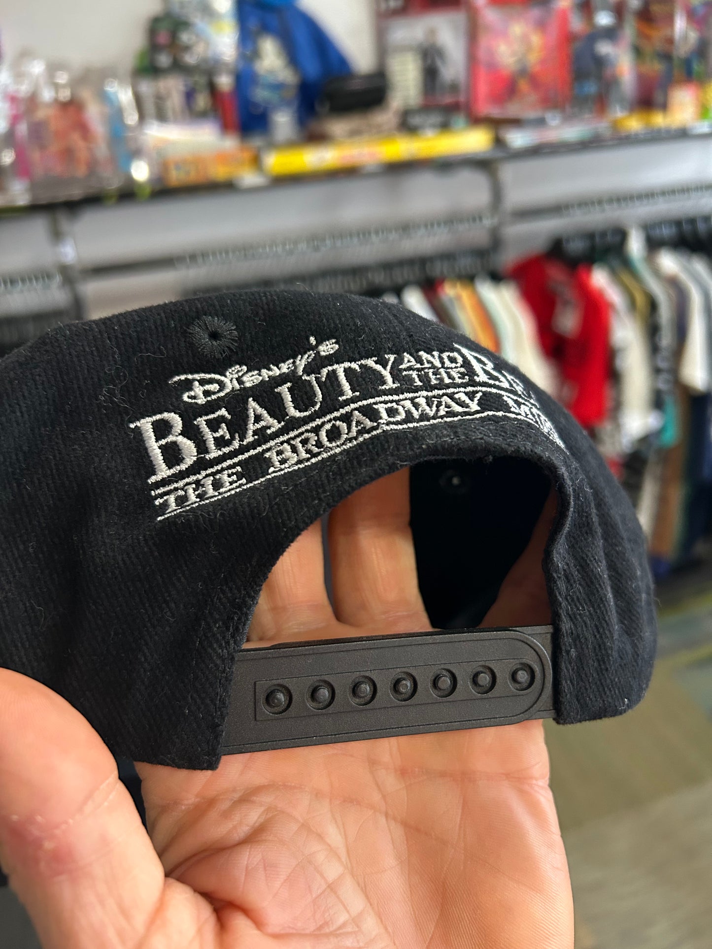 Vintage Disney Beauty And The Beast The Broadway Musical Snapback Hat Cap 90s
