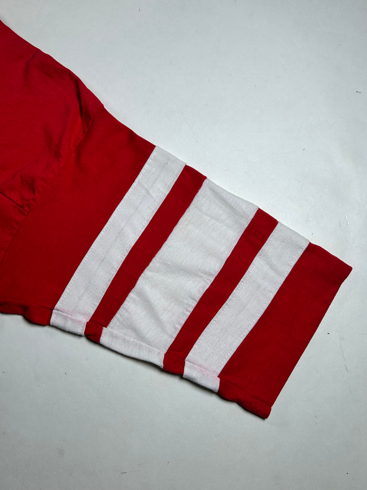 Vintage 80s Champion San Francisco 49ers NFL 3/4 Sleeve Tee L/M Fit 20.25x29.5 Inches