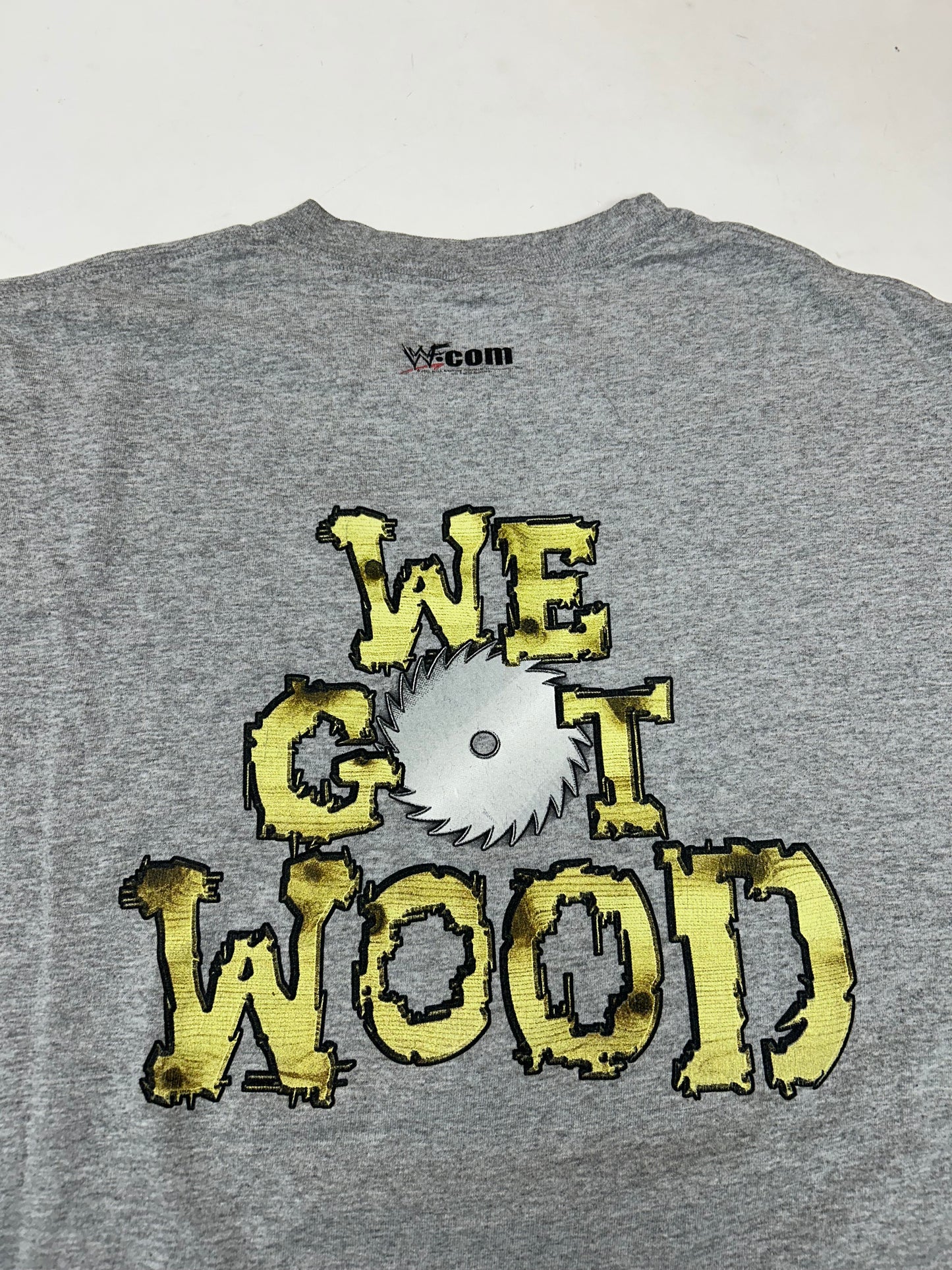 Vintage 2002 Dudley Boyz Shirt WWF Dudleyville!! Lumber Co. 3D Wrestling Tee 2XL 26.5x30.5 Inches