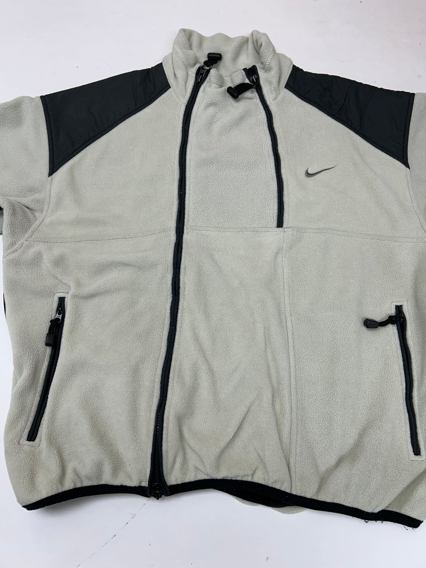 Vintage Nike ACG Nike FIT Thermal Layer 2 Zip Fleece Large 27.25x27.25 Inches