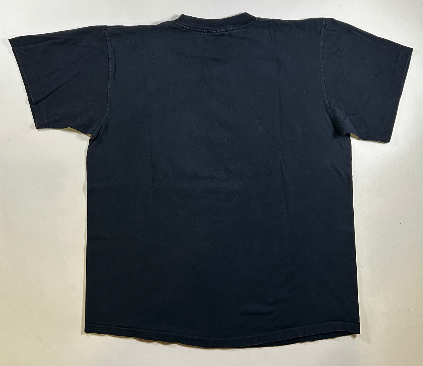 Vintage 1988 The Three Stooges Curly Howard N’Yuk Comedy Tee XL 23.75x29 Inches