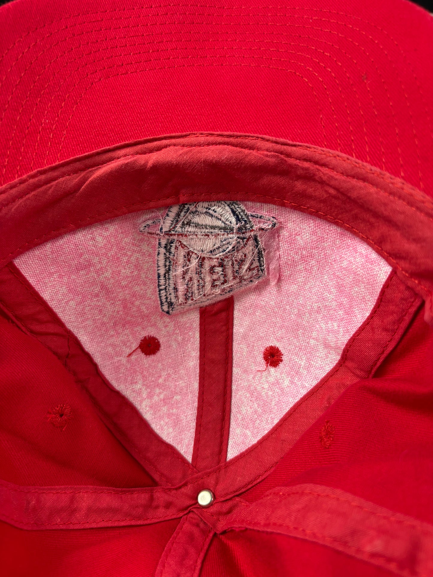 Vintage NJ Nets Team Cotton Red Hat Cap