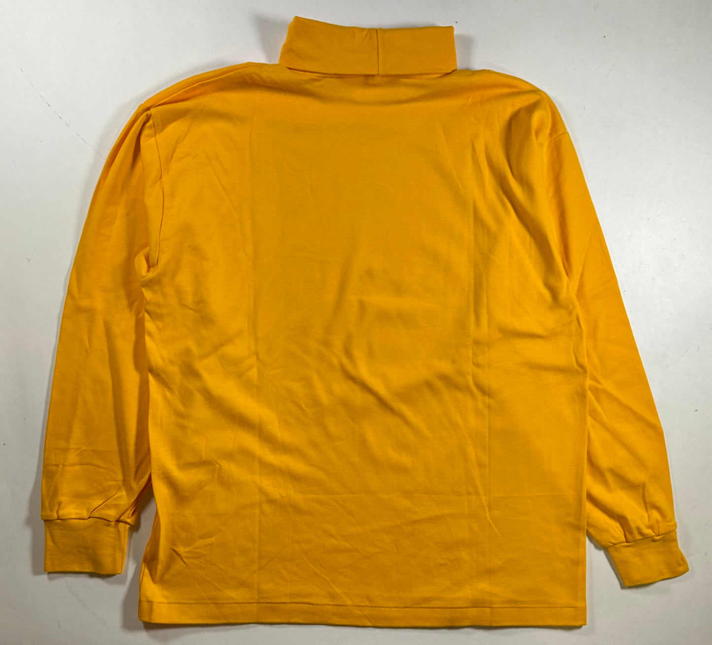 Vintage GAP Turtleneck Long Sleeve Shirt Golden Yellow Men’s XL Brand New 23.75x29.25 Inches